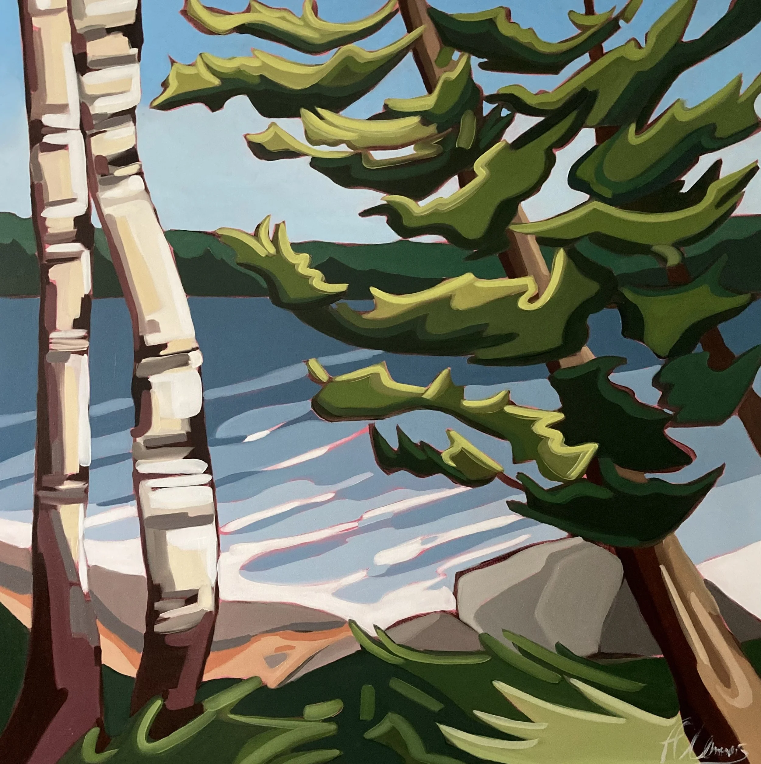 "The View from Here"
48x48
Oil on Canvas
$3,600
Available through Cloud Gallery