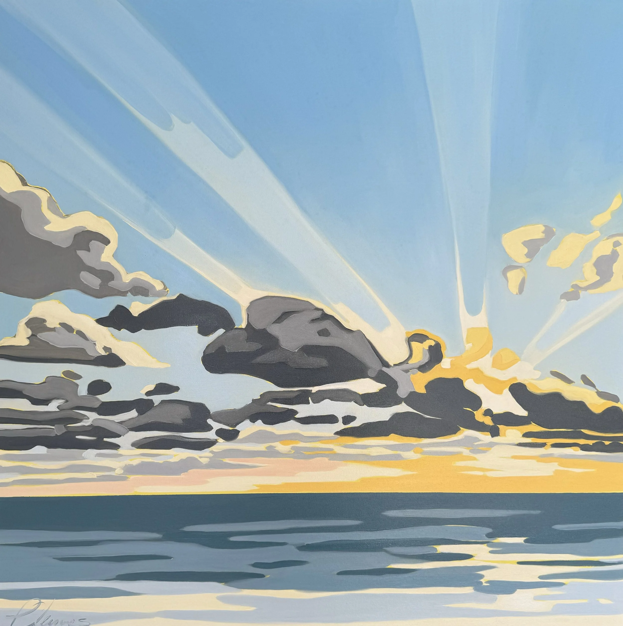 "Sunkissed" 36x36 
Oil on Canvas
$2,200
Available through Cloud Gallery