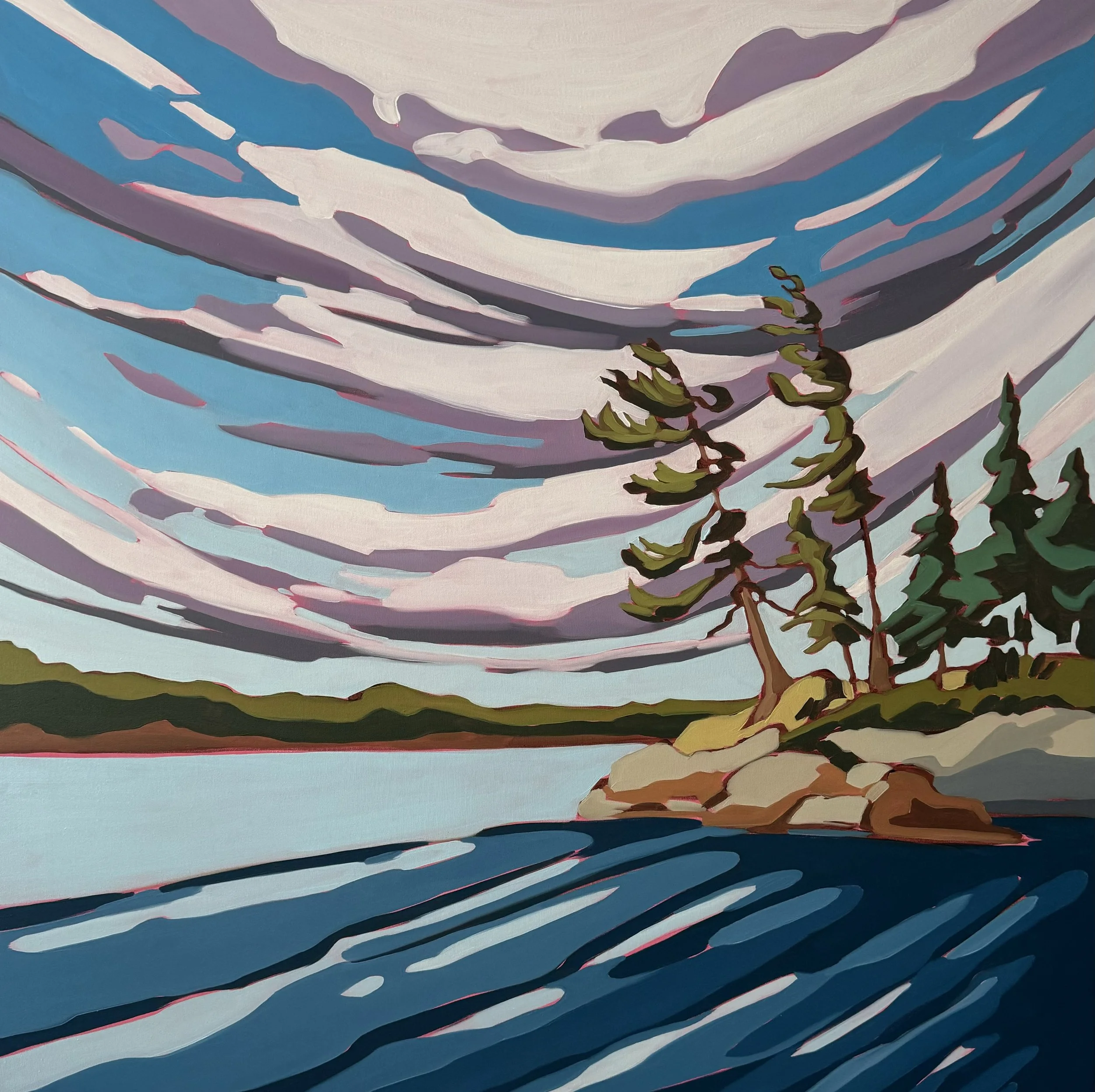 "Lean in and Listen"
40x40
$2,800
Available through Canvas Gallery