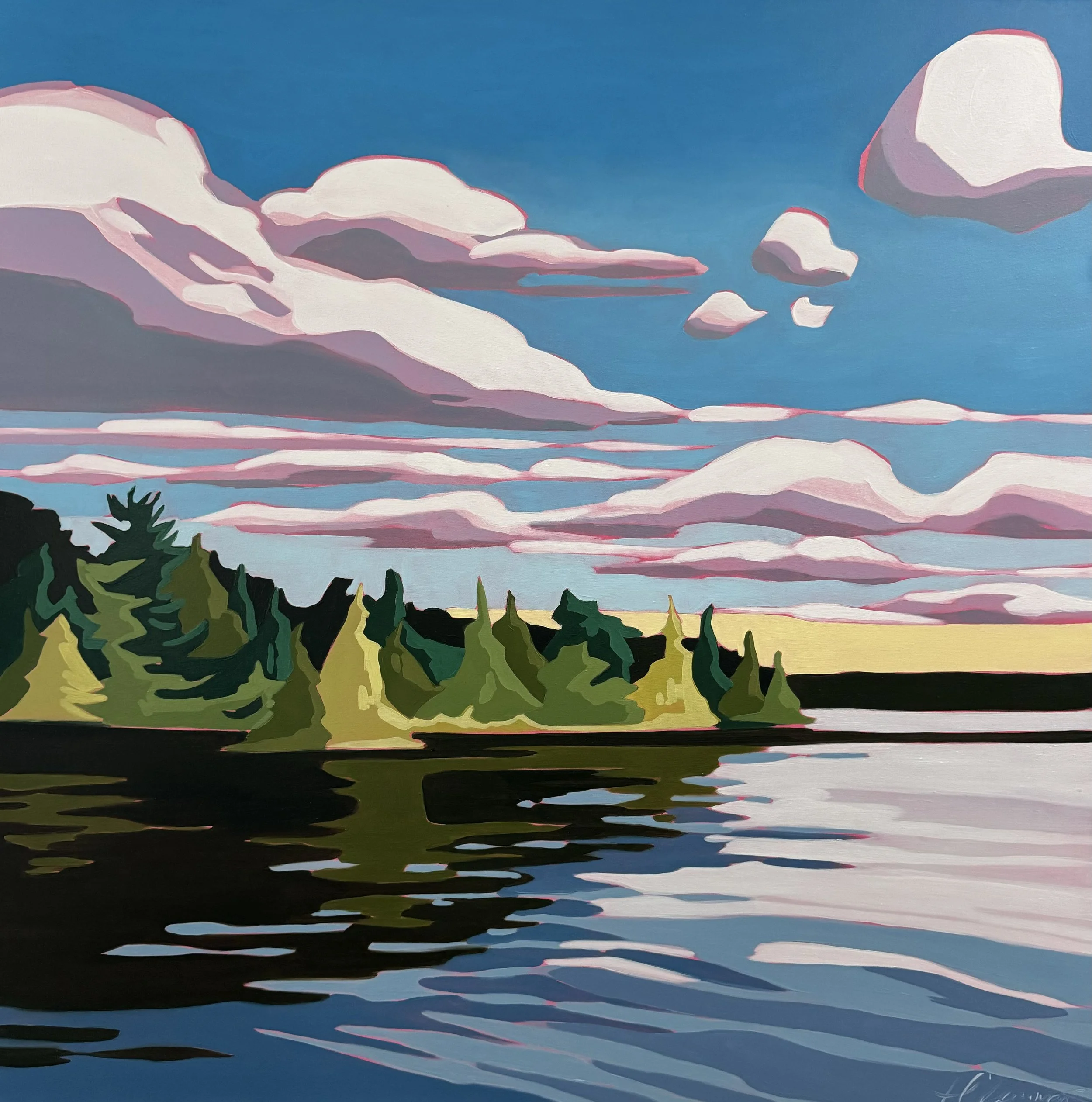 "Shoreline Dance"
40x40
Oil on Canvas
$2,800
Available through Cloud Gallery