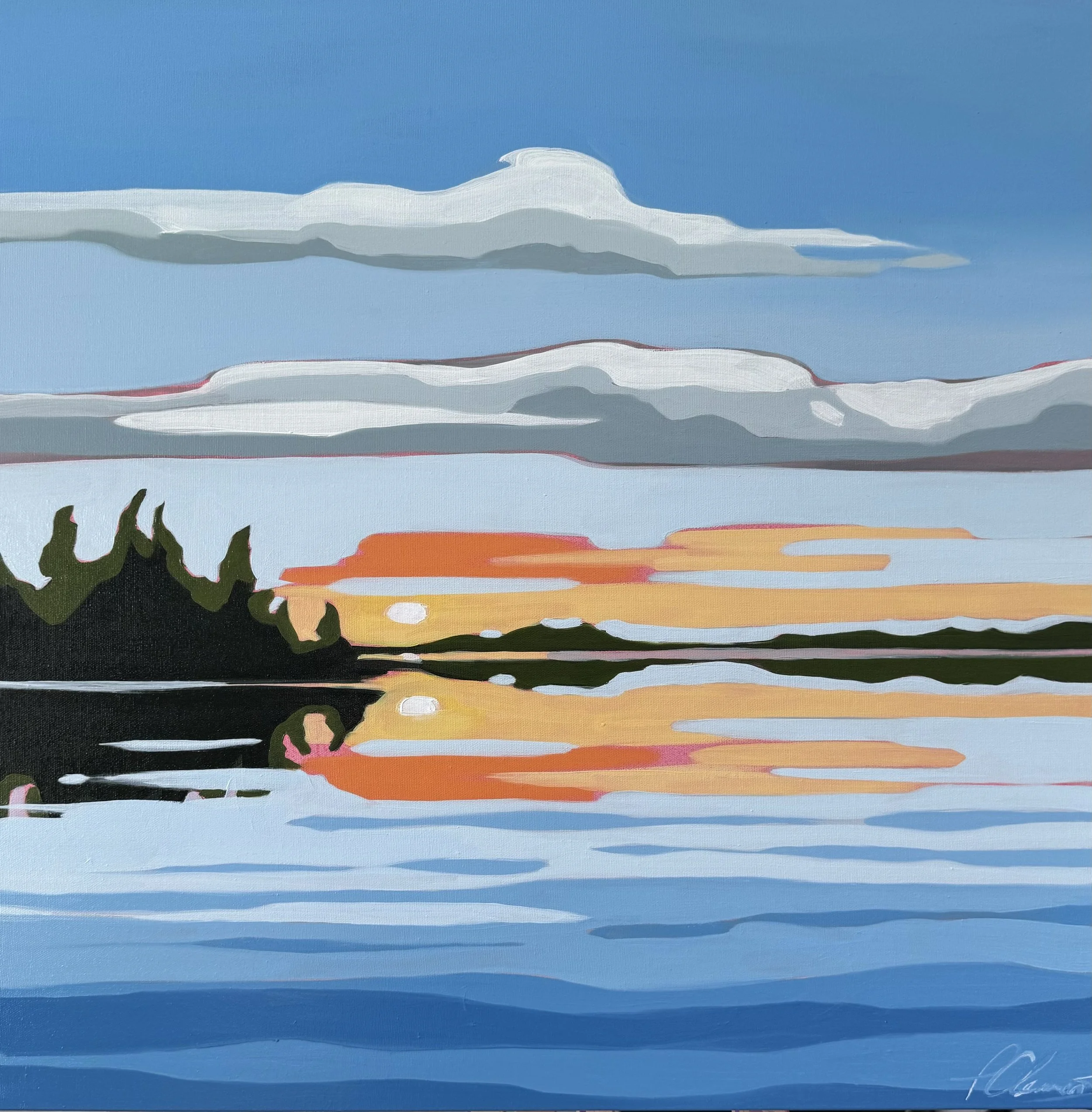 "A Beautiful Beginning"
24x24
Oil on Canvas
$1,000
Available through County Creative Gallery