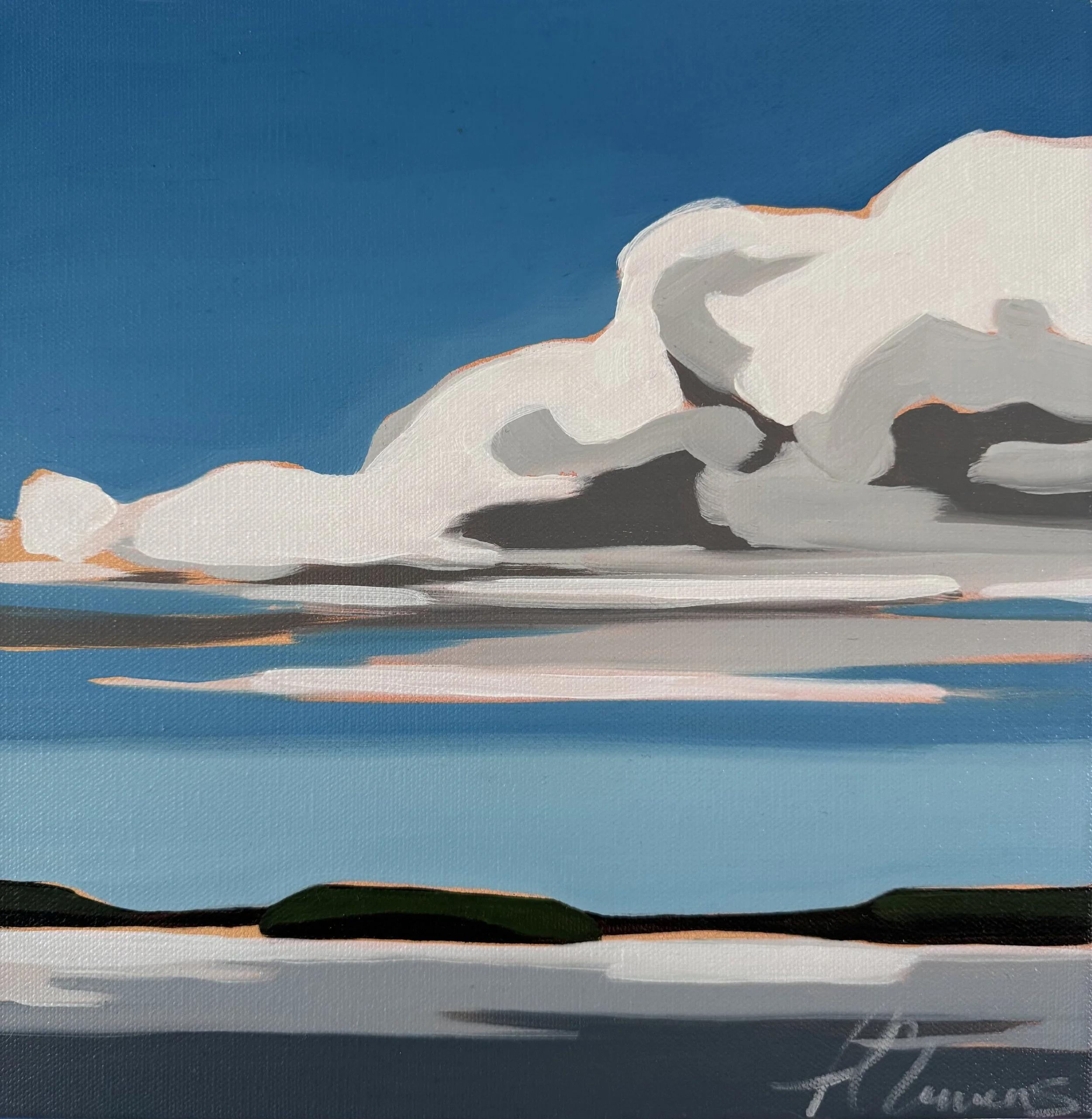 "A Lovely Day"
12x12
Oil on Canvas
$350
Available through County Creative Gallery