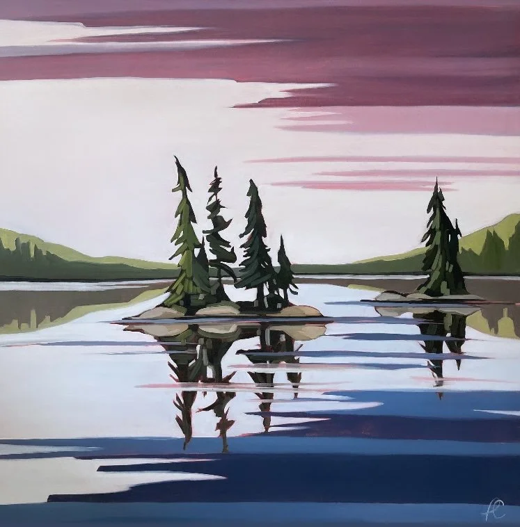 “Evening Lake”
48x48

SOLD