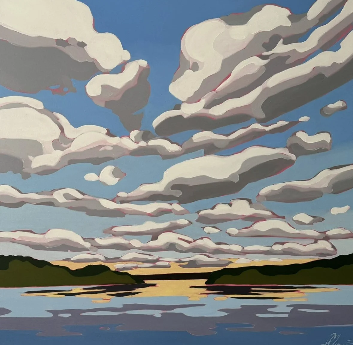 "Sky Symphony"
36x36
$2,200
Oil on Canvas
Available through County Creative Gallery
