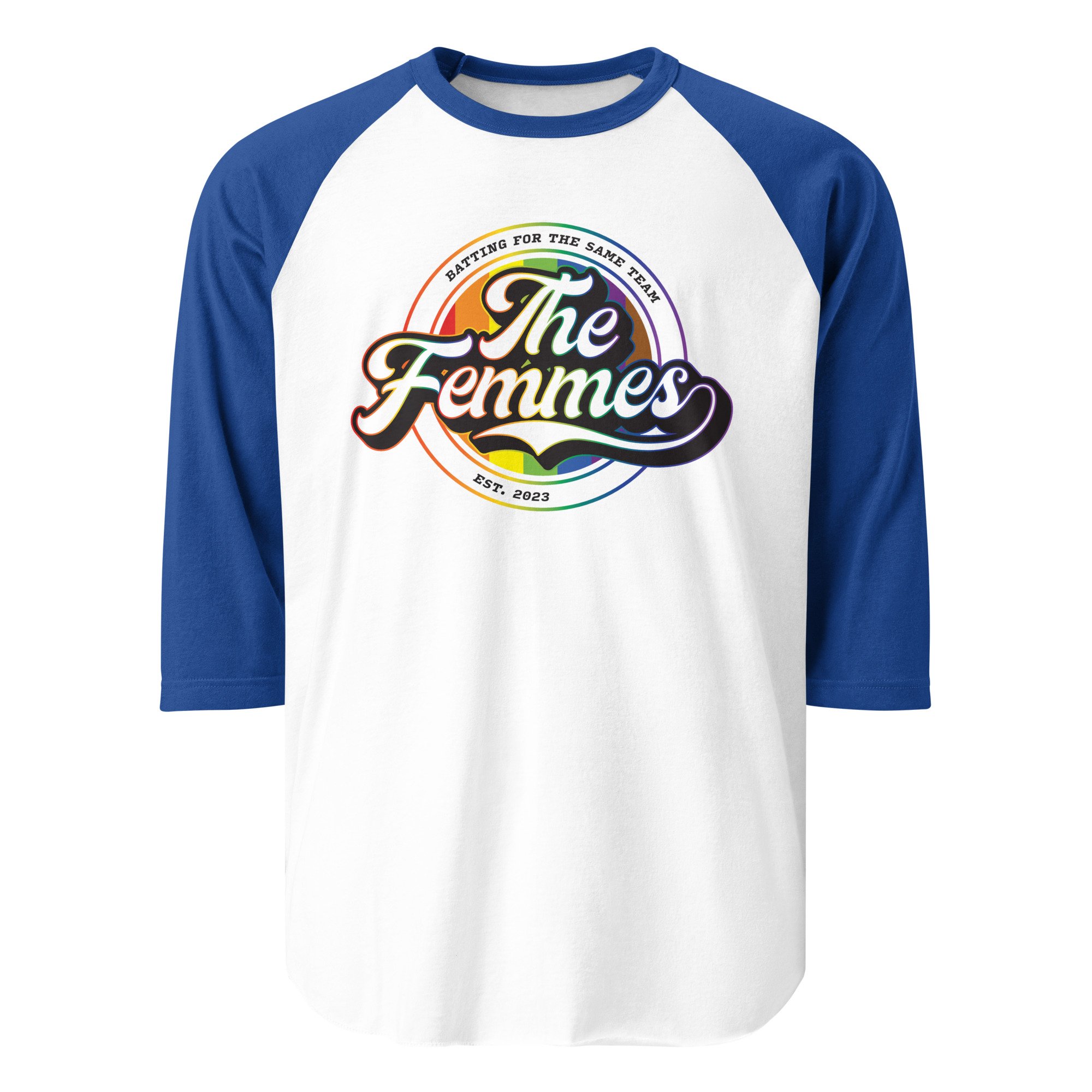 unisex-34-sleeve-raglan-shirt-white-royal-front-68755499eba8f.jpg