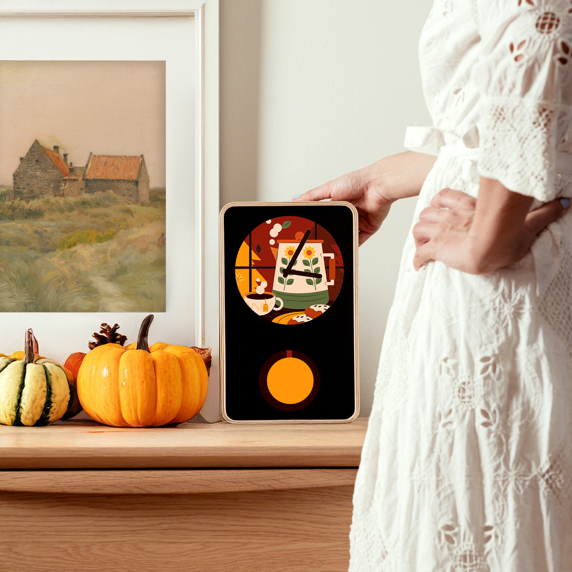 Digital Clock Illustrations