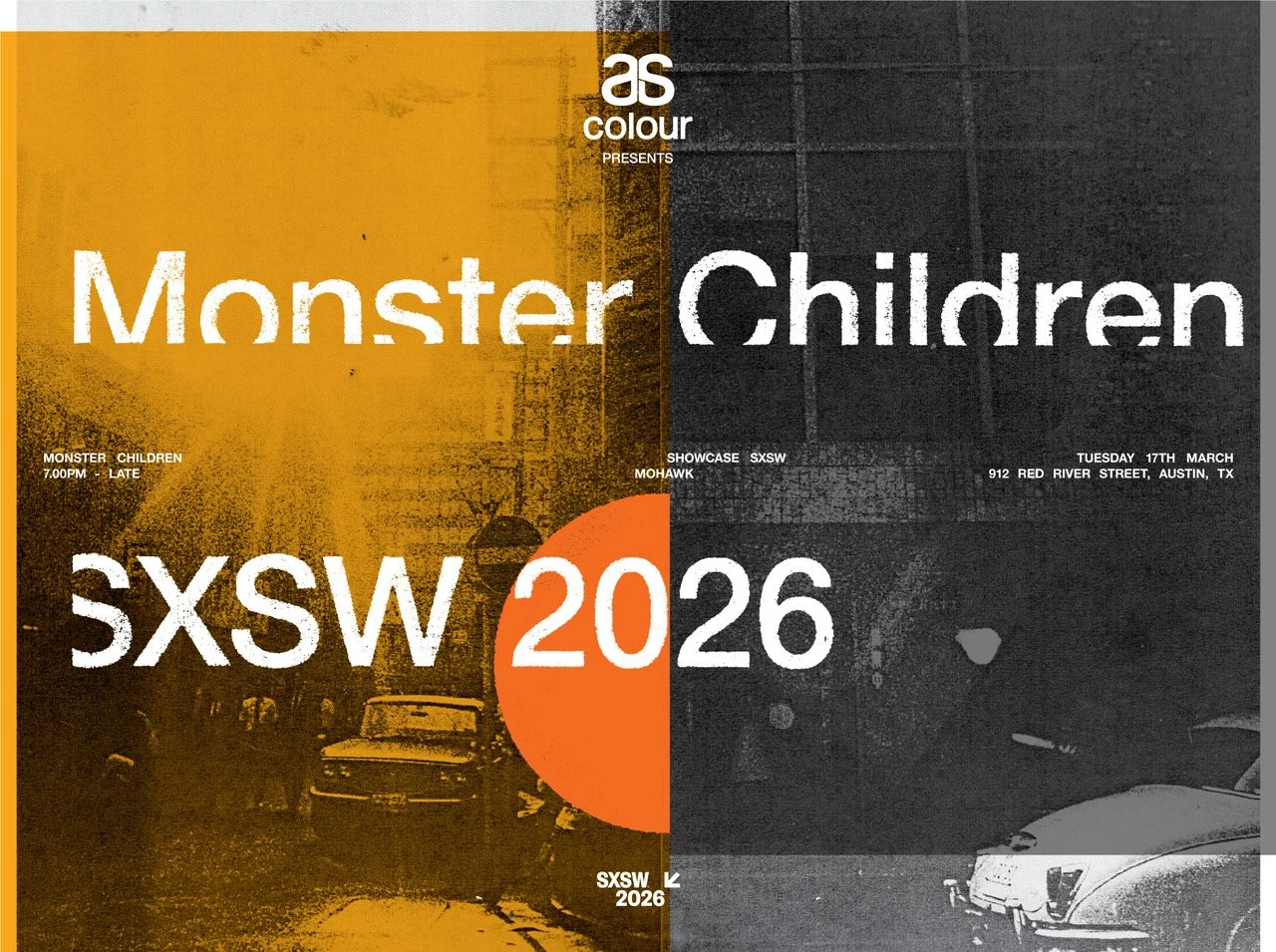You’re Invited: AS Colour Presents The Monster Children SXSW Showcase 2026