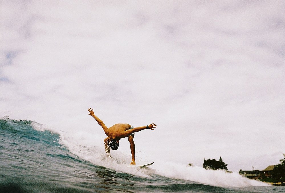 Surfing in Hawaii