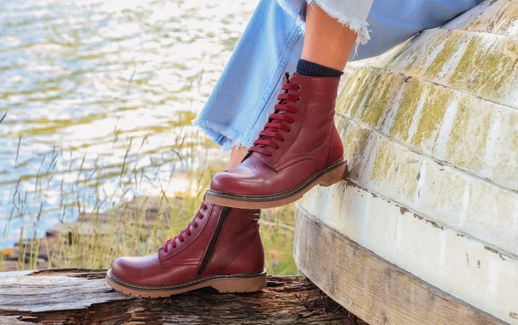 leather comfortable boots, outdoor boots