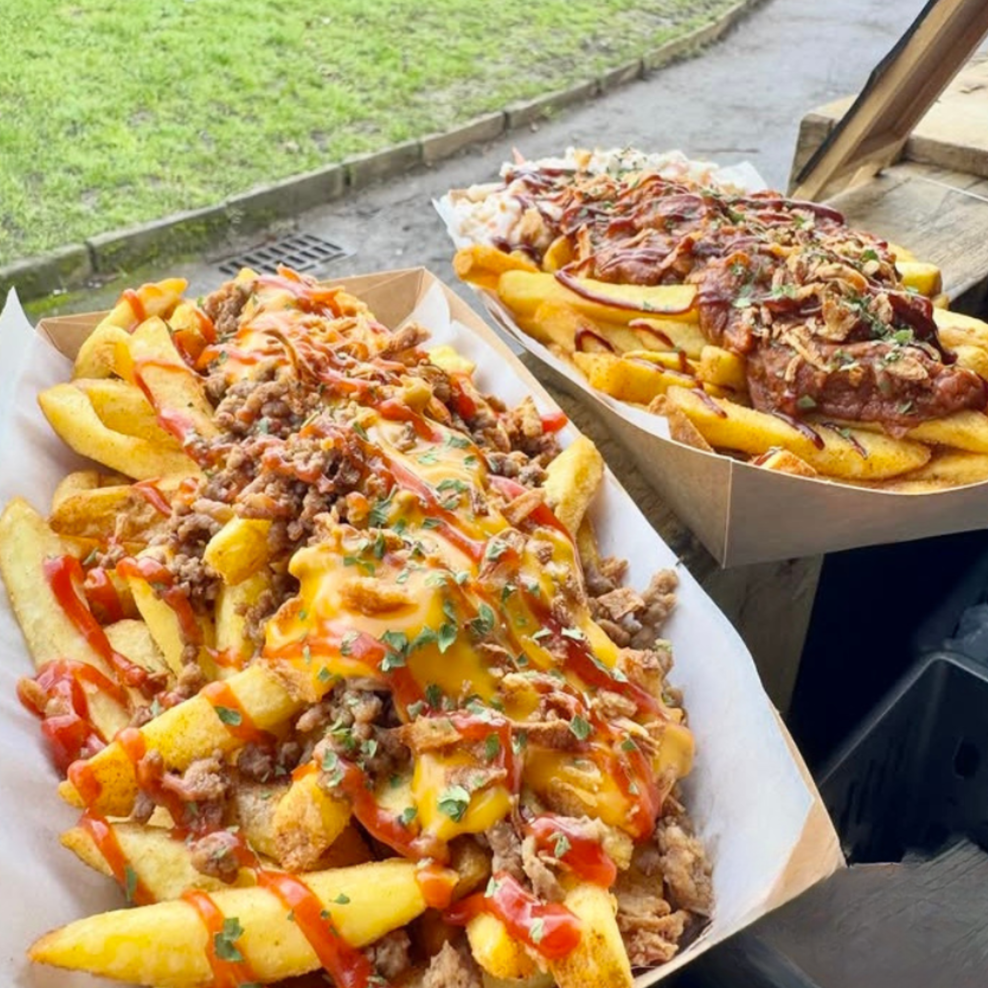reddish artisan market loaded fries