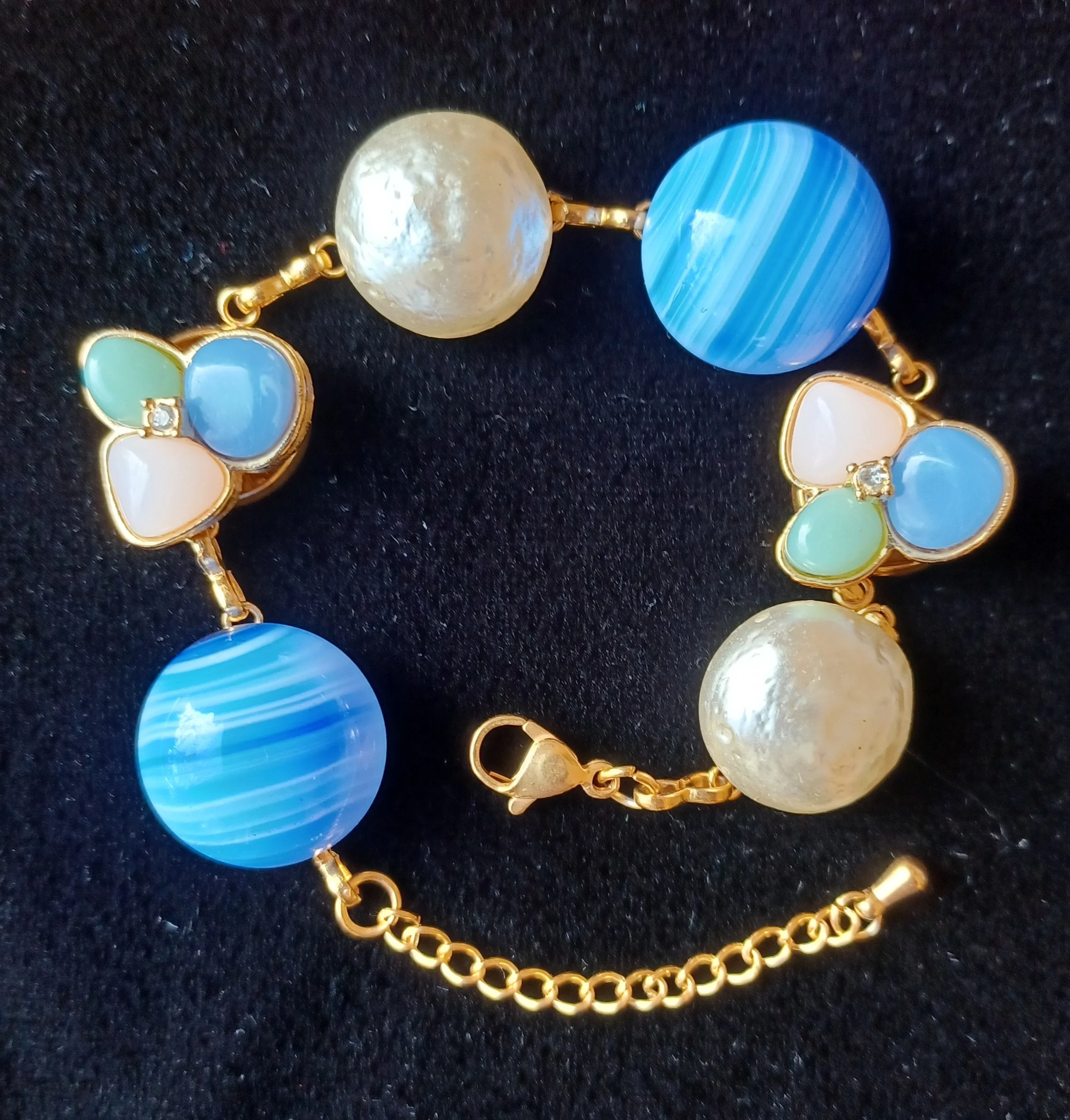 Bracelet made from vintage elements - Karen Phillipps