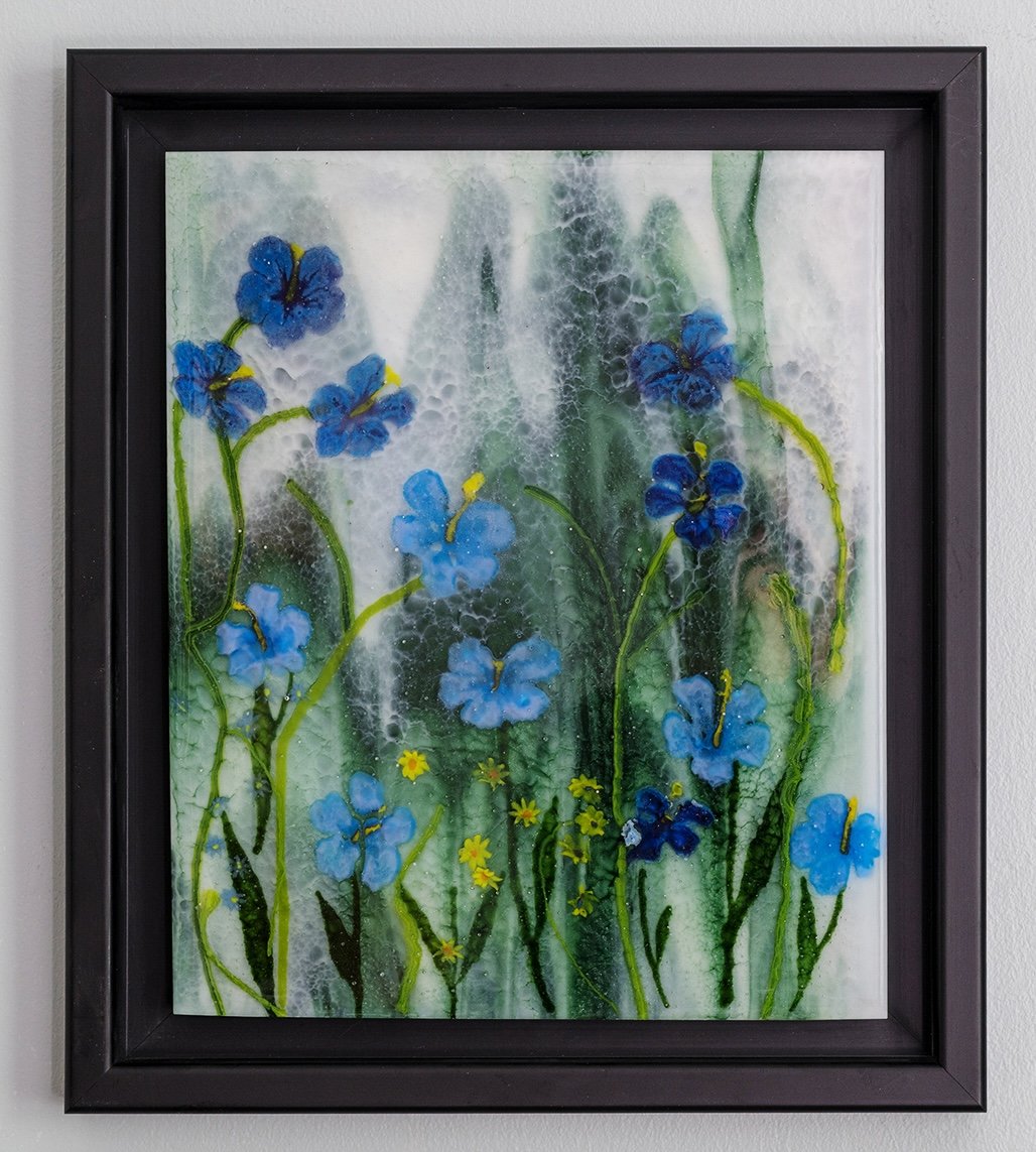 In the Mist | Merrilee Harrigan | Fused glass | $500