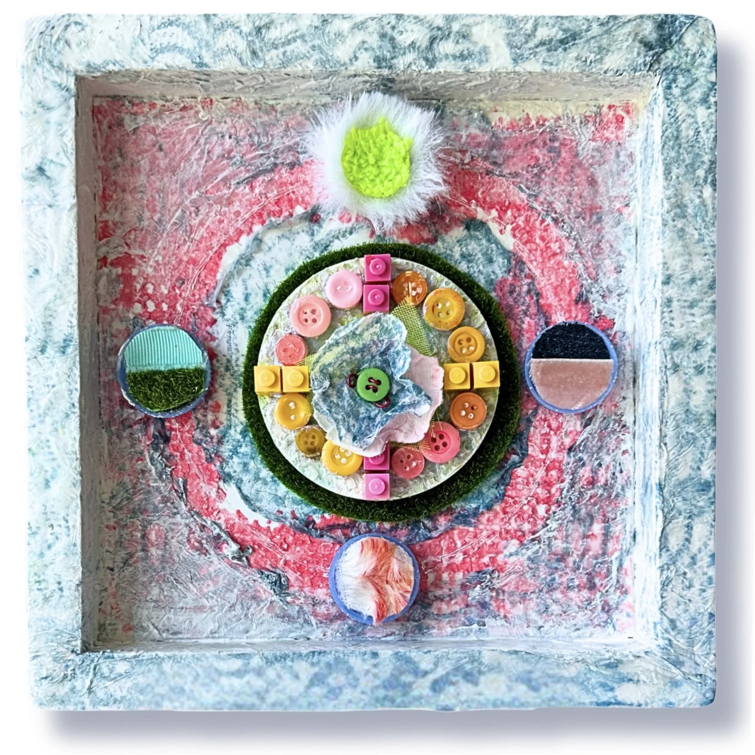 Ebb and Flow | Two Breath Reset Series | Suzanne Wright | 8 in. x 8 in | $350