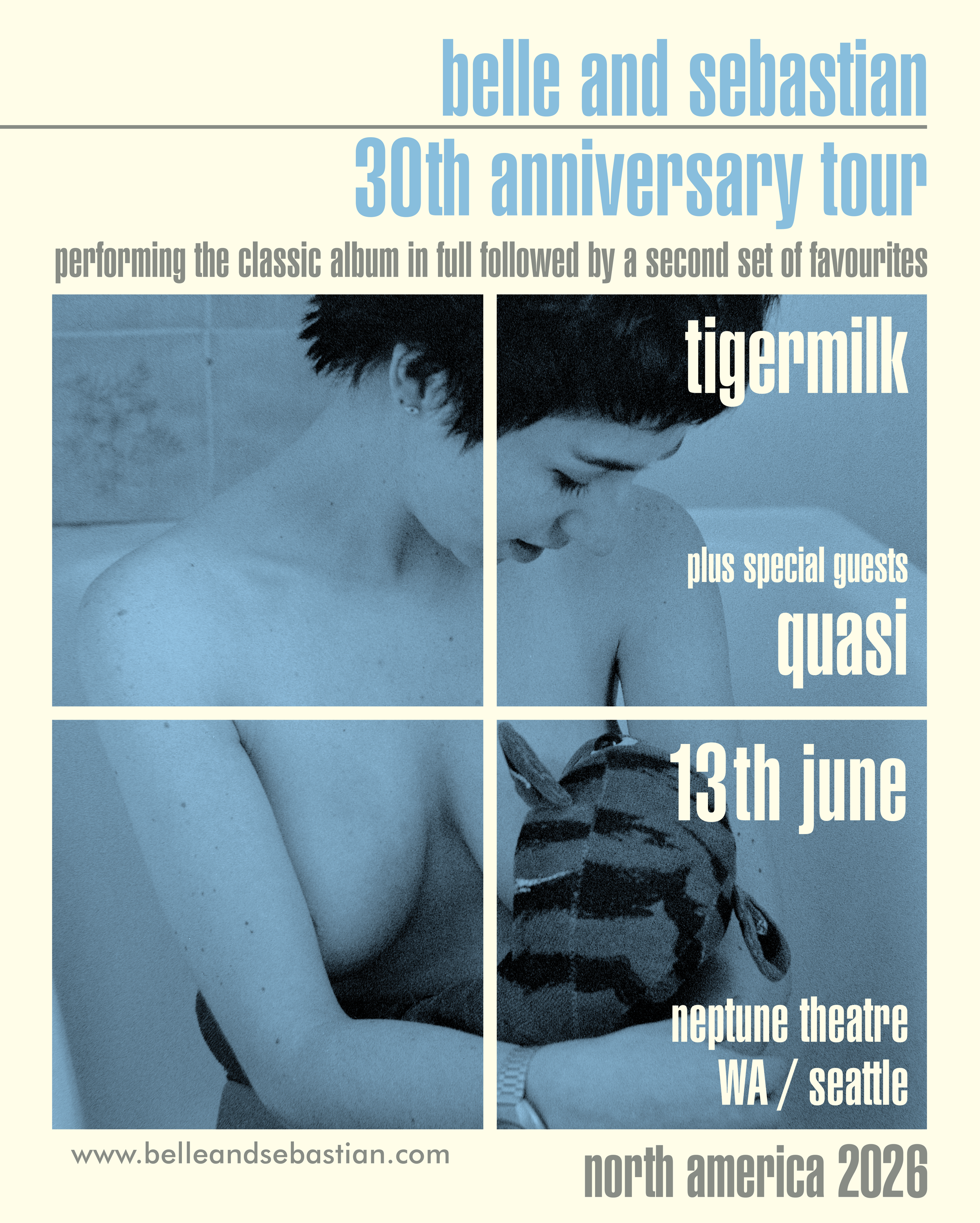 Seattle 13th June || Tigermilk at Neptune Theatre 