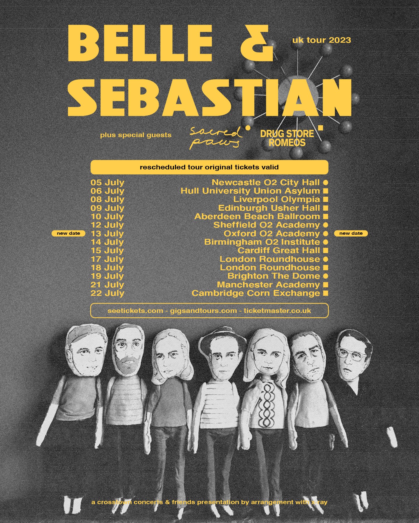 belle and sebastian 2023 tour dates