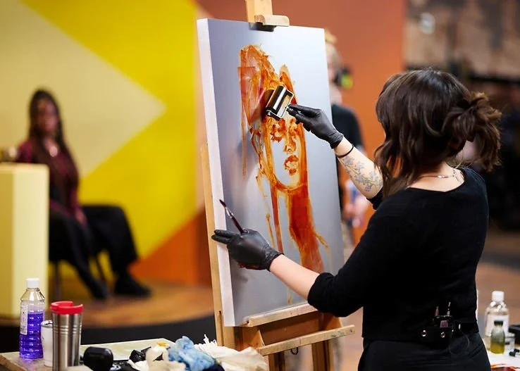Congratulations to Chloe on becoming Sky Arts portrait artist of the year in 2025