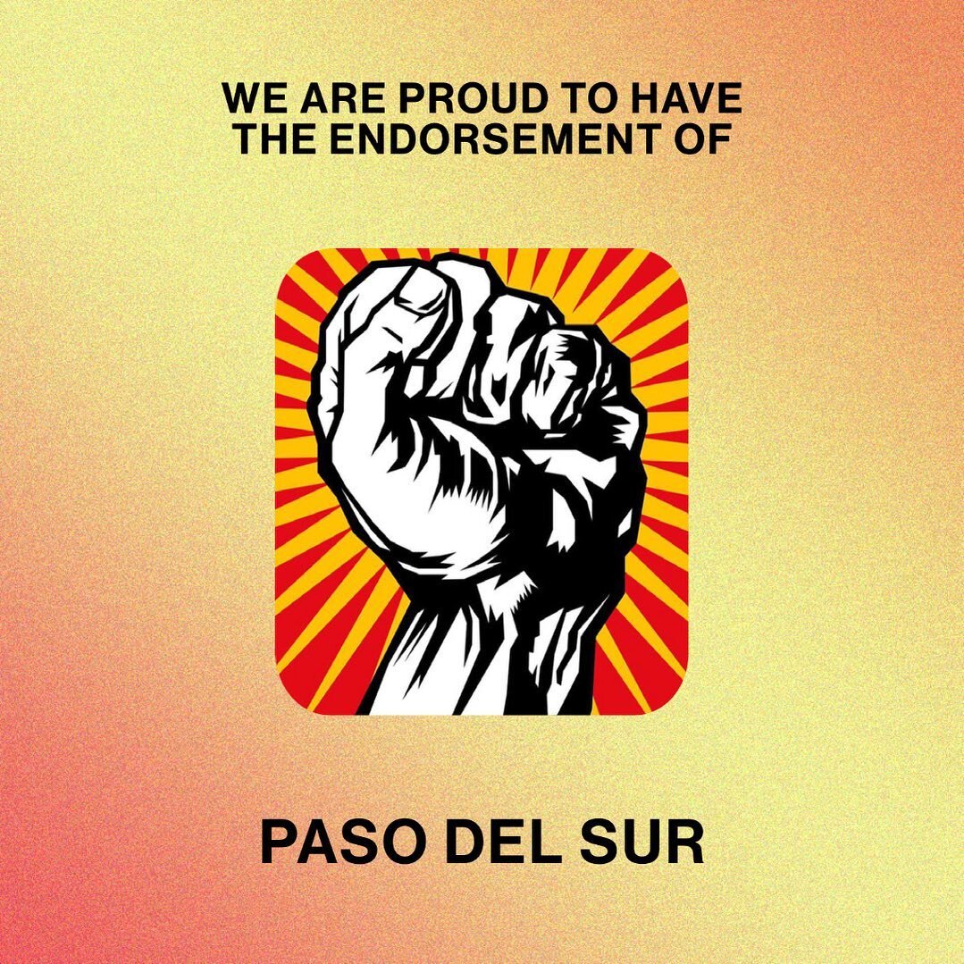 We are excited to announce a continued endorser ✅ of the El Paso Climate Charter &bull; Prop K☀️

💫Paso Del Sur💫 @pasodelsurep 

We are proud and honored to have their endorsement and continued support 🤩