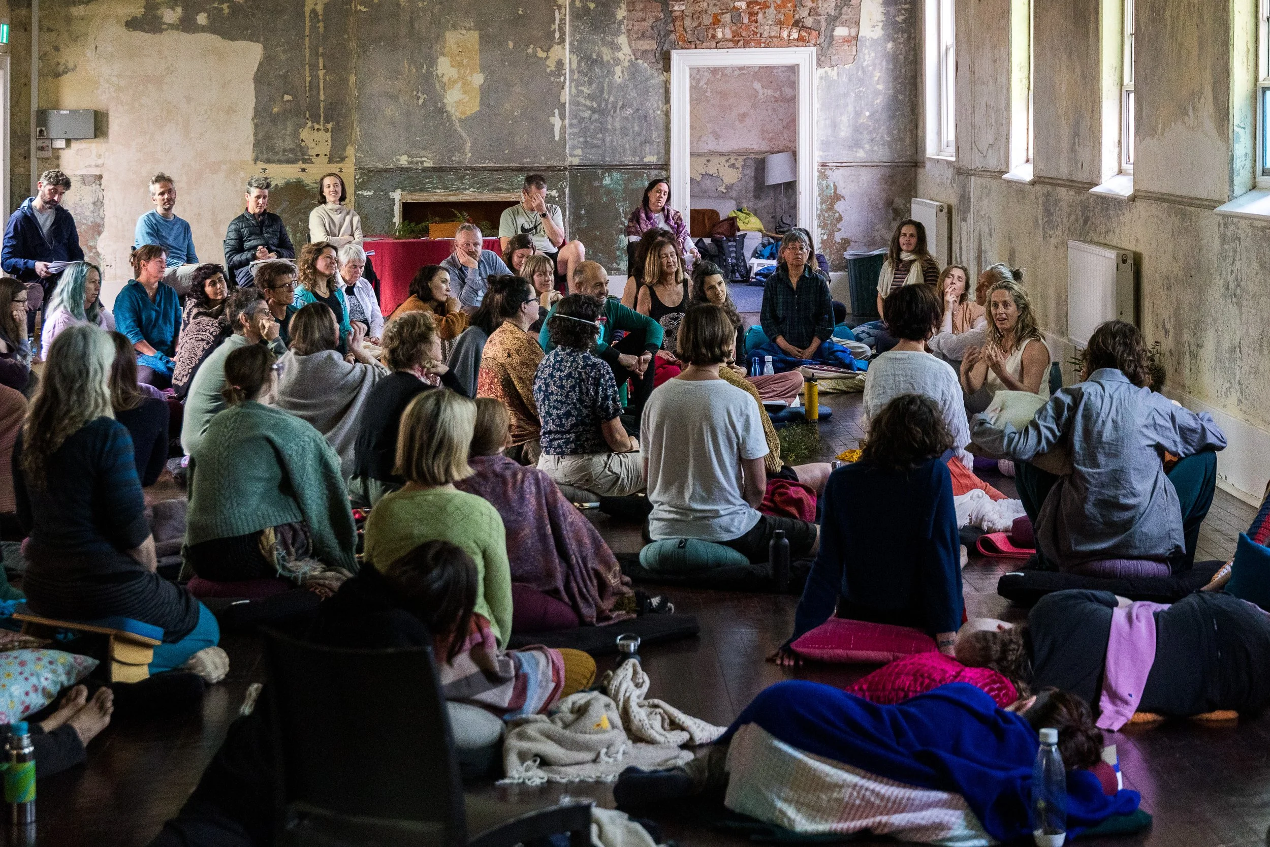 The community of practice gathered together
