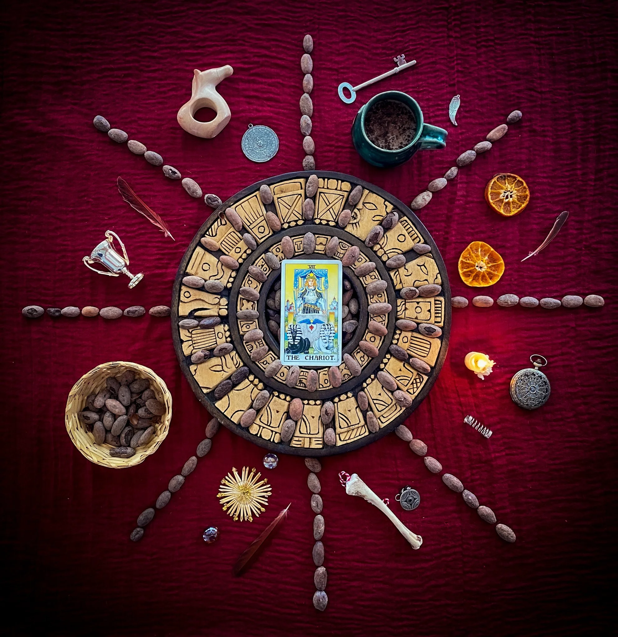 The Third Path - The Chariot + Cacao, Strength + Nettles, The Hermit + Goldenrod