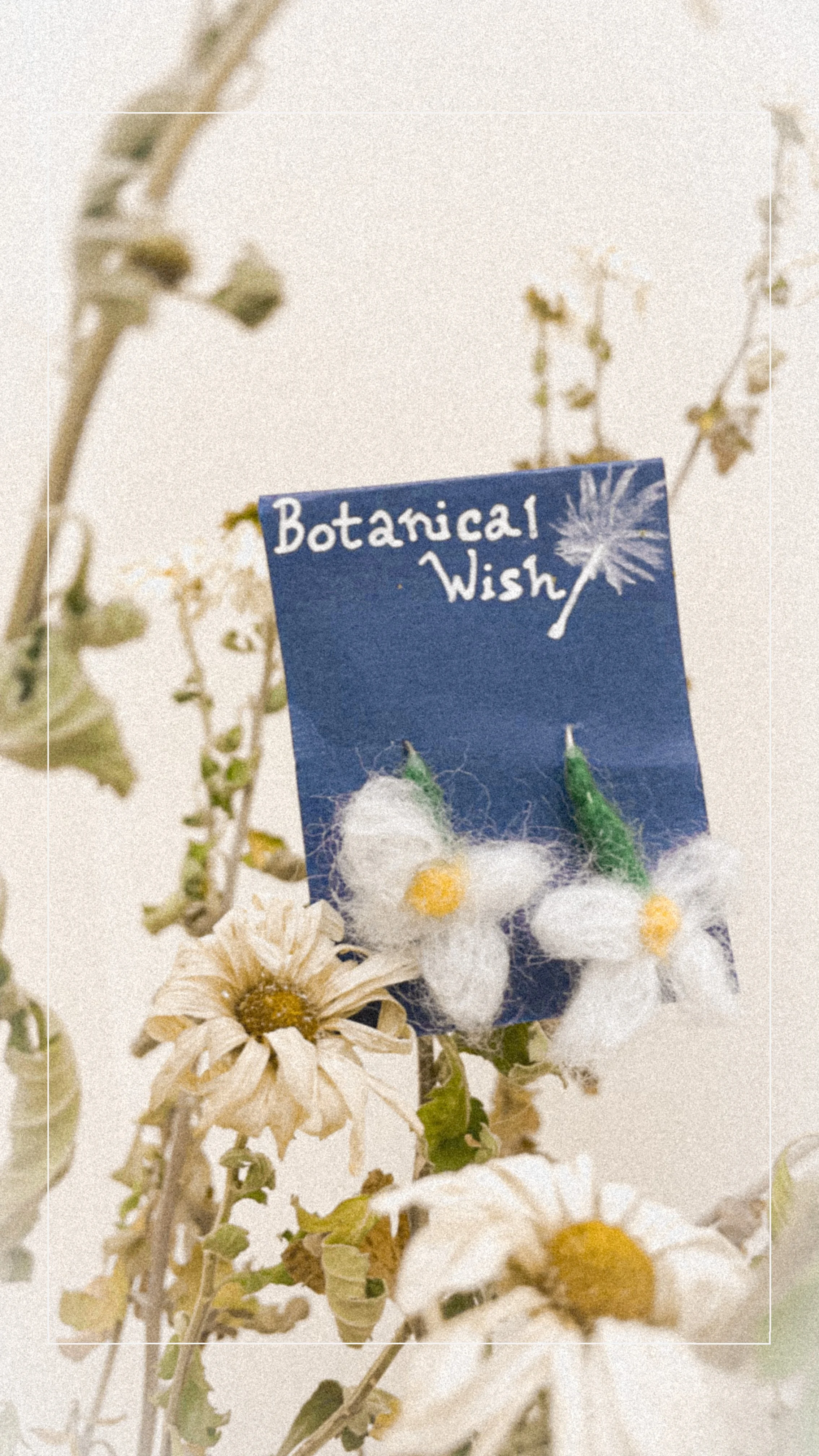 Daisy Drop Ear Rings