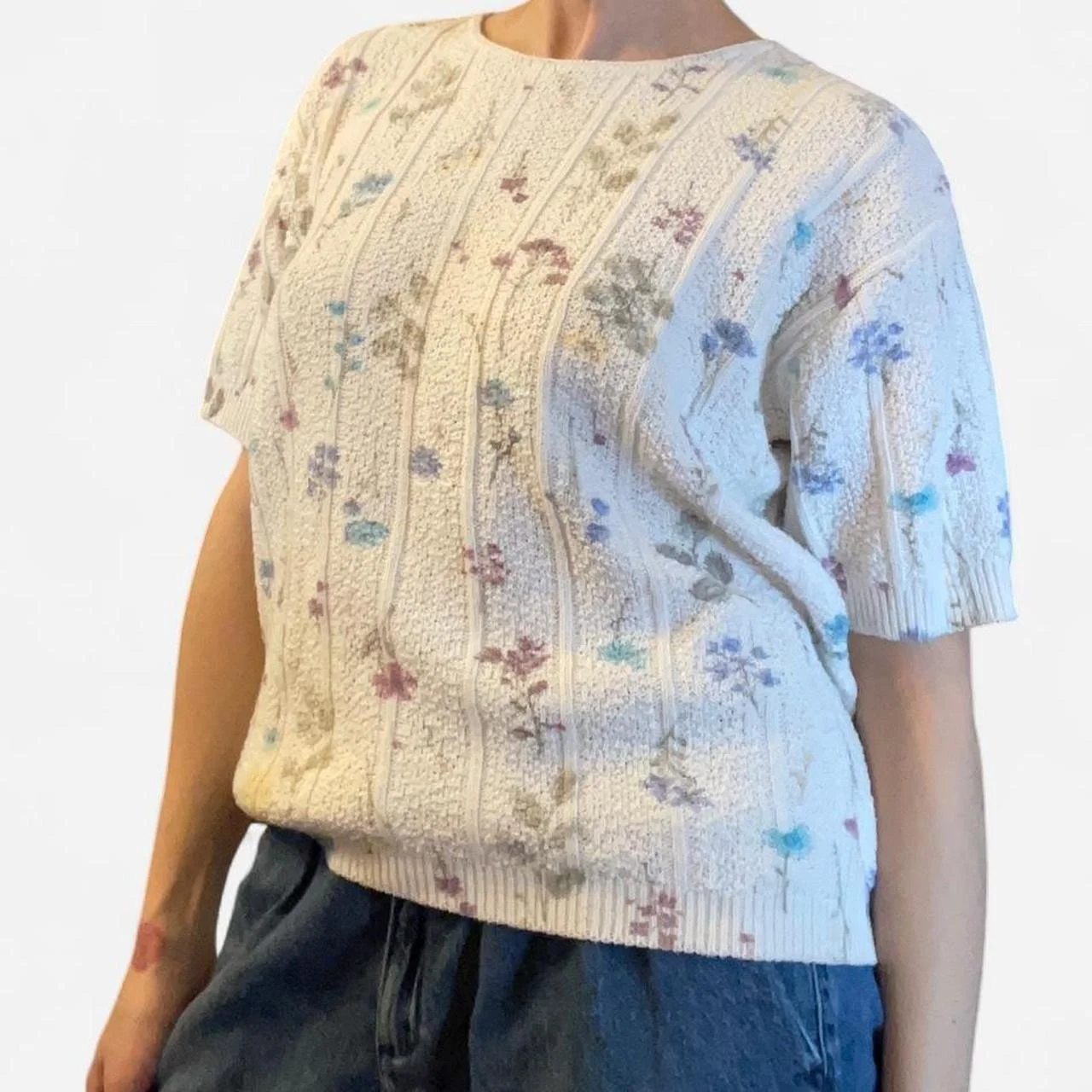 Dreaming Floral Knit Short