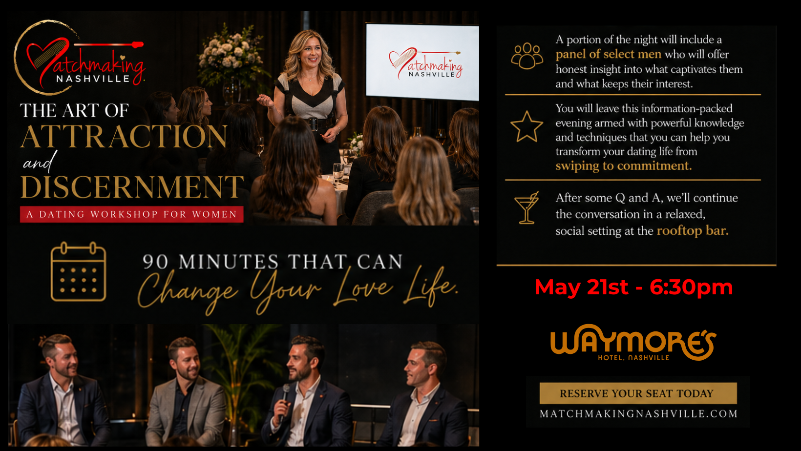 DATE LIKE A QUEEN  The Art of Attraction and Discernment—A Dating Workshop for Women