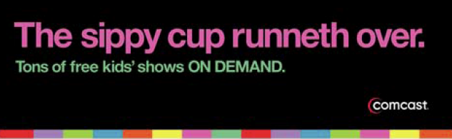 Comcast : Kids Shows OOH