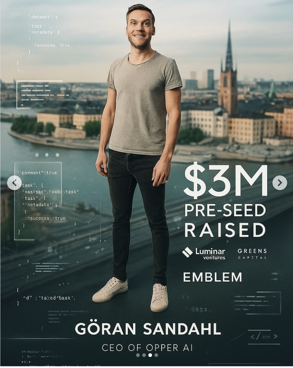 Opper AI Launch on TradedVC