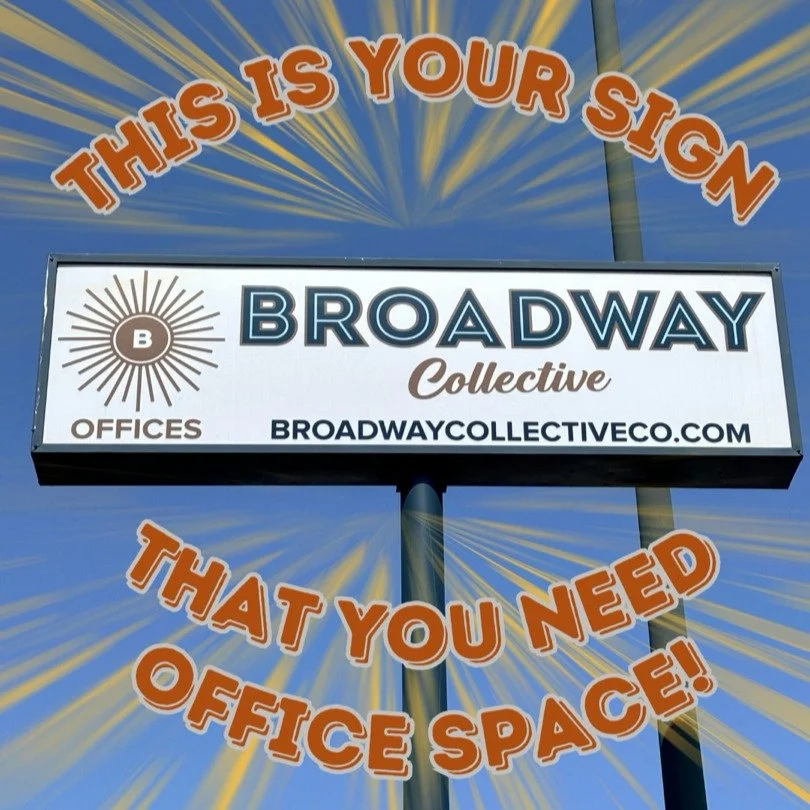 In case you were looking for a clear sign to take the next step for your business! 😂

If you are looking for a great place to focus, create, build and collaborate within your business or industry, reach out! We would love to give you a tour of our s