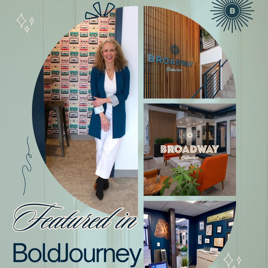 Thank you so much to BOLDJOURNEY DENVER for featuring our owner, Ann Marlin, and the Broadway Collective! We are excited to be included in your amazing publication! Giving entrepreneurs and small businesses the opportunity to tell their story is trem