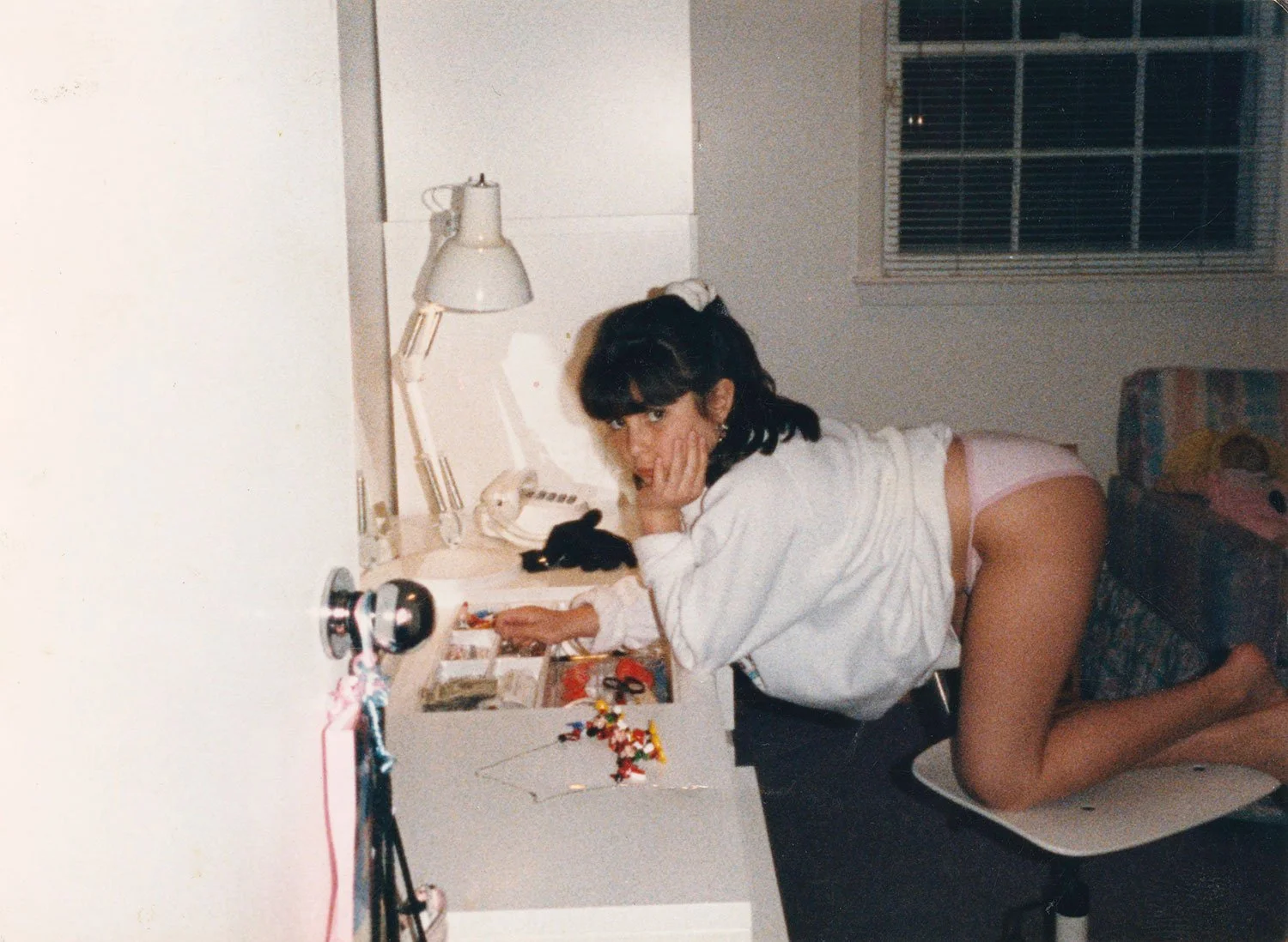Self-portrait at nine years old.