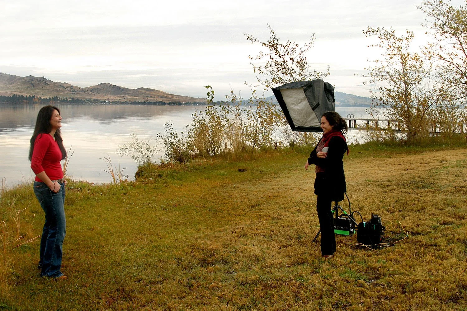 On location in Montana.