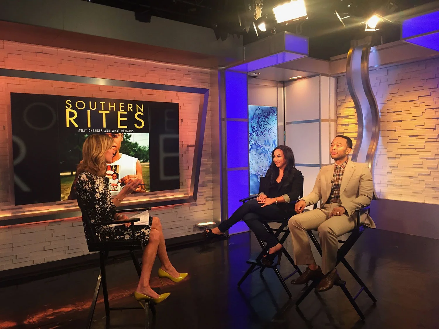 Good Morning America talking about Southern Rites  with John Legend.