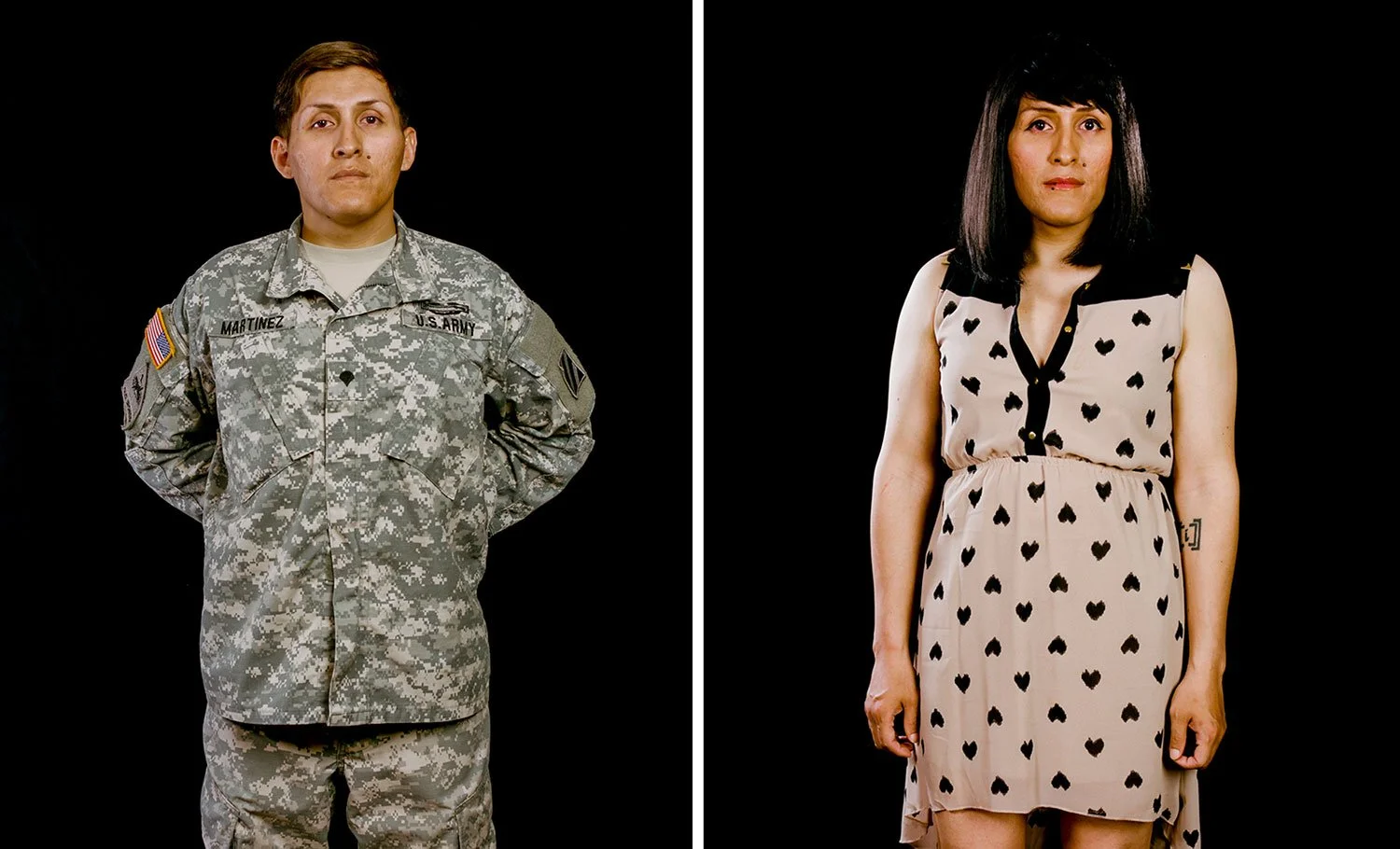 Specialist Maya Martinez on and off duty, Savannah, Georgia, 2014