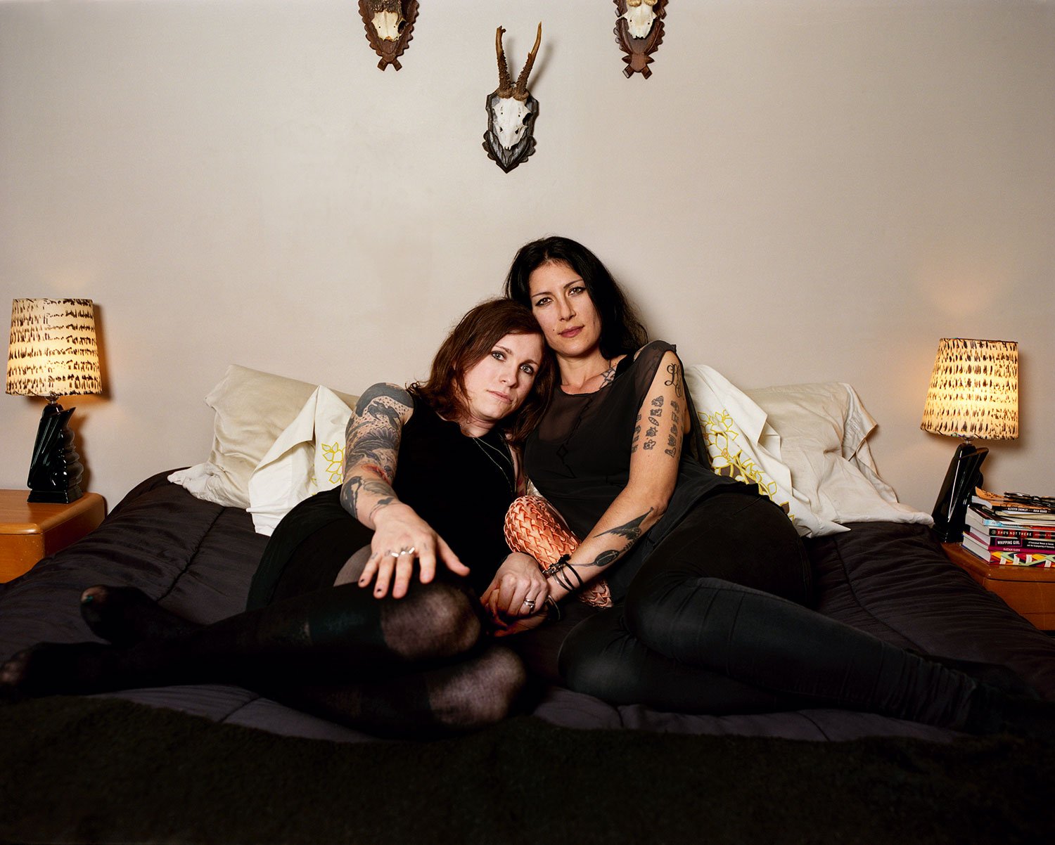 Laura Jane Grace with her wife, Florida, 2013