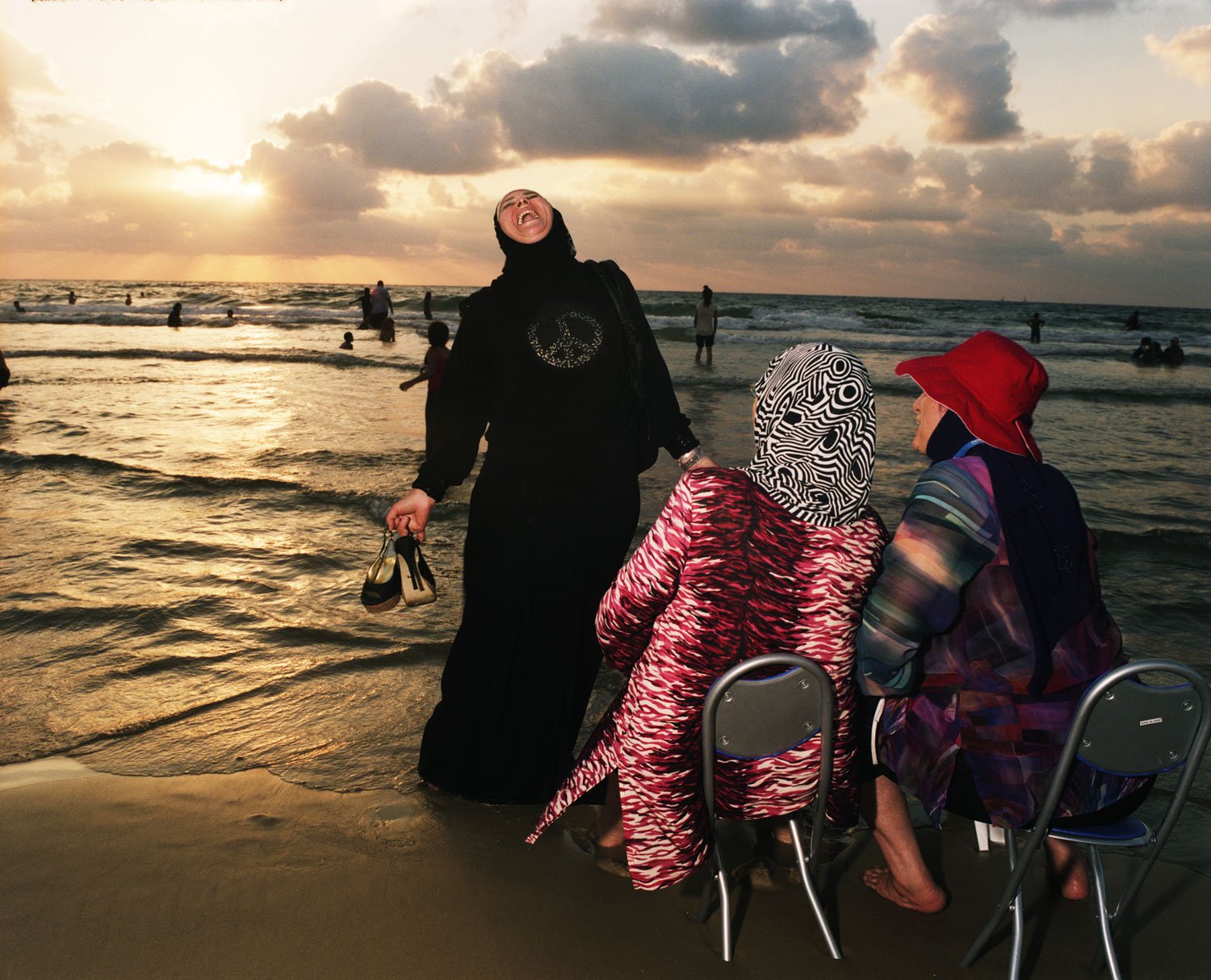 Women on Jaffa Beach, 2011