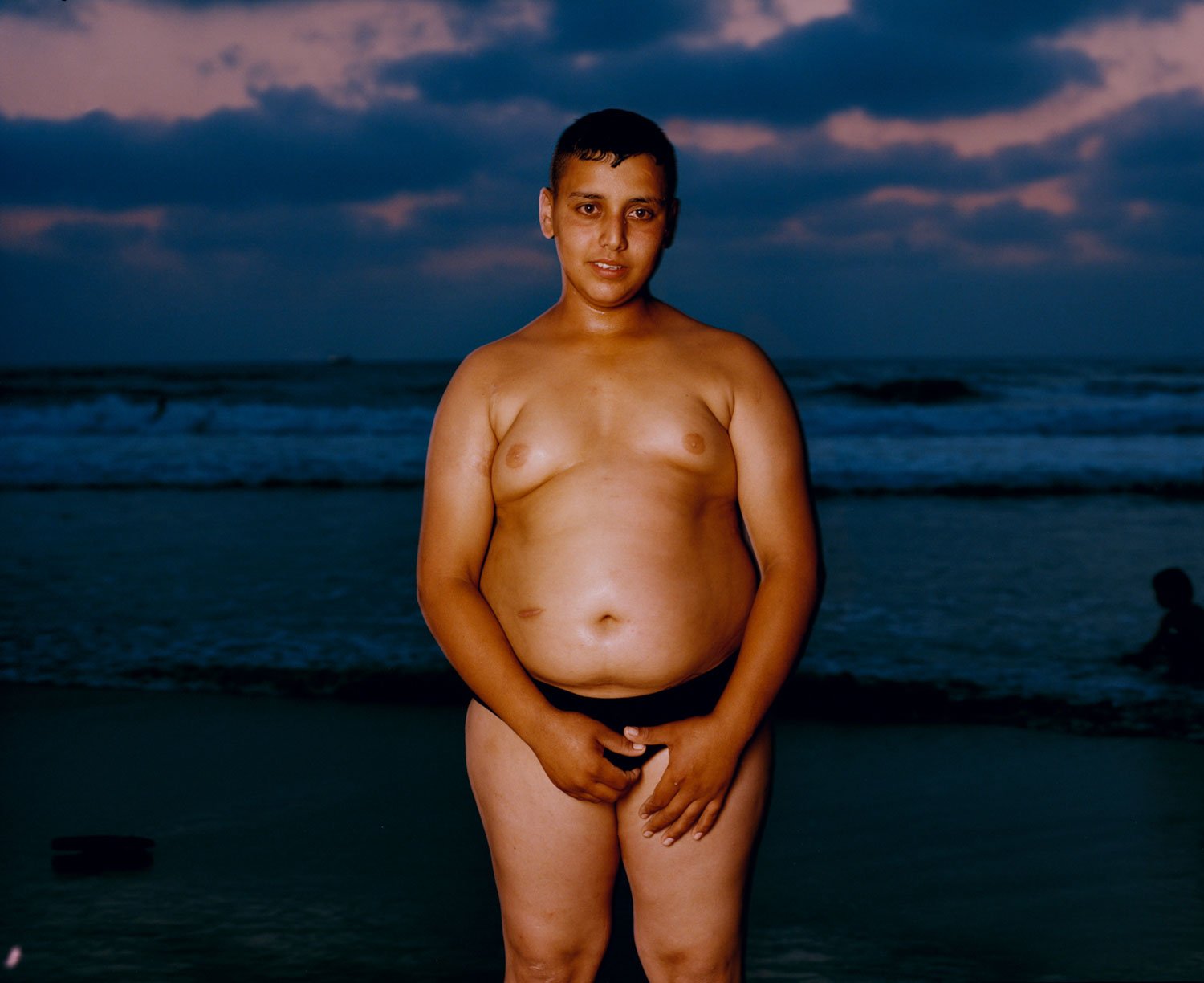 Boy on Jaffa beach, 2008