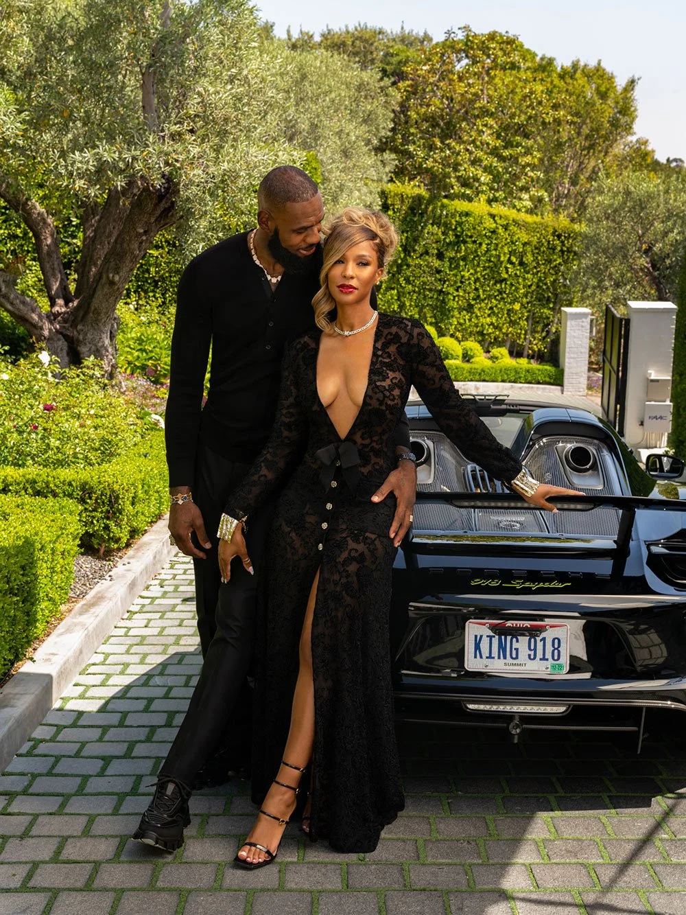 LeBron and Savannah James