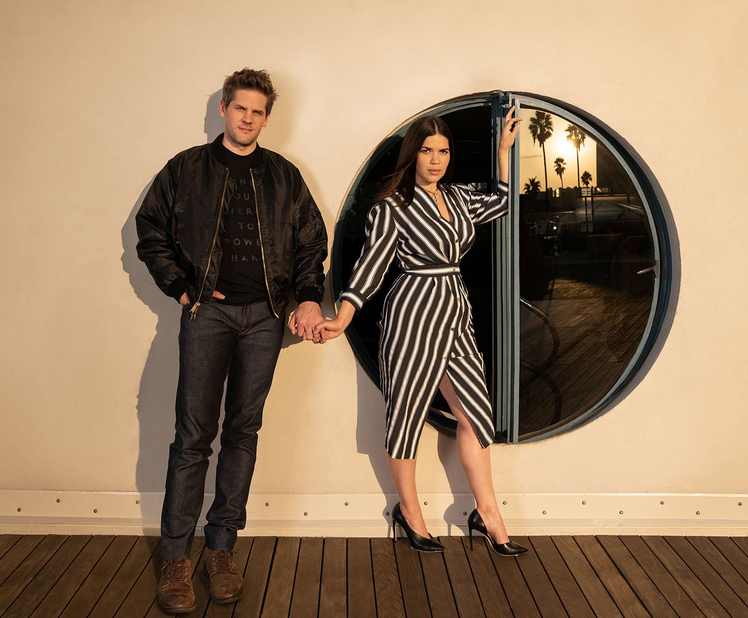 America Ferrera and her husband Ryan Williams