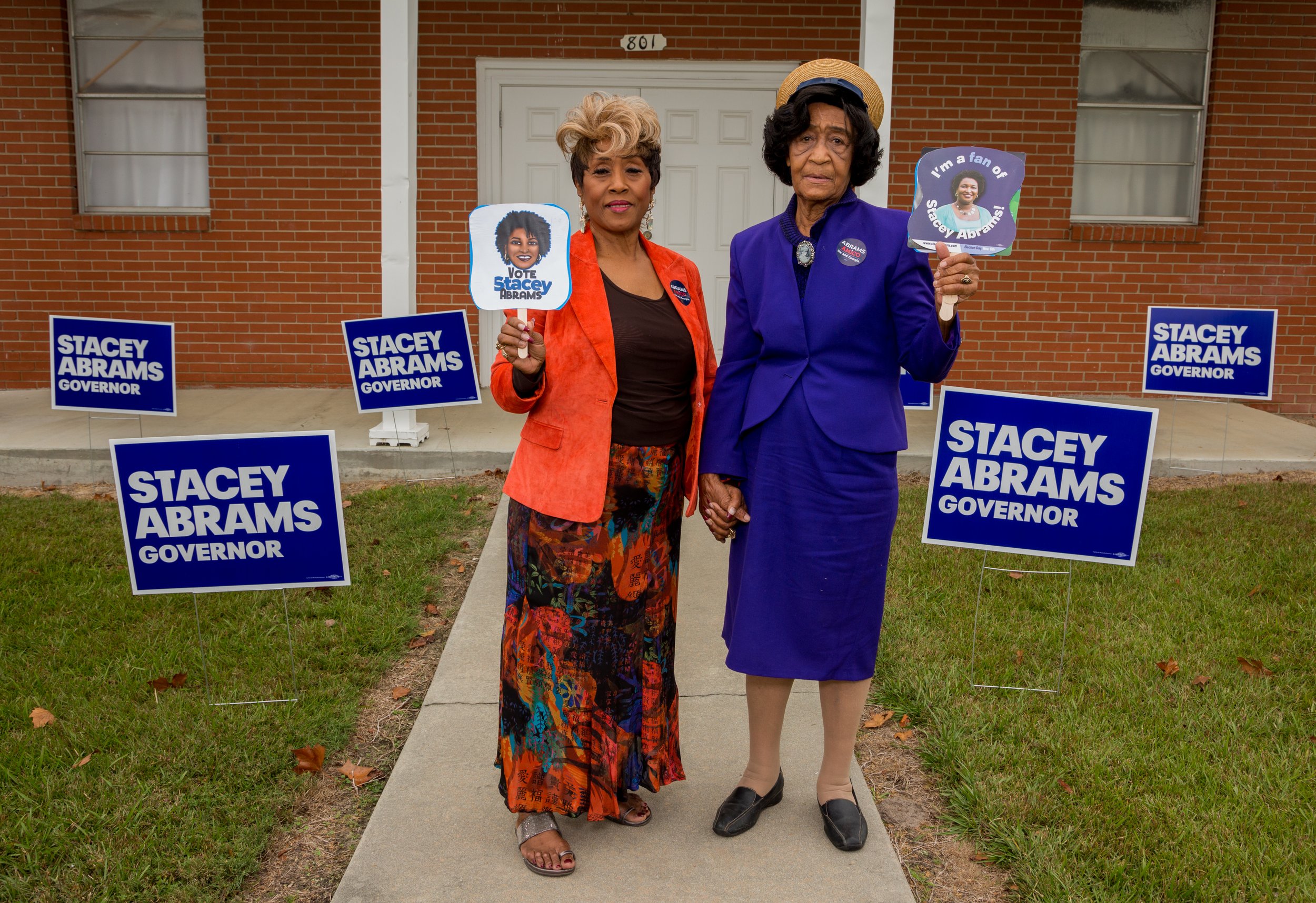 Campaigning for Stacey Abrams