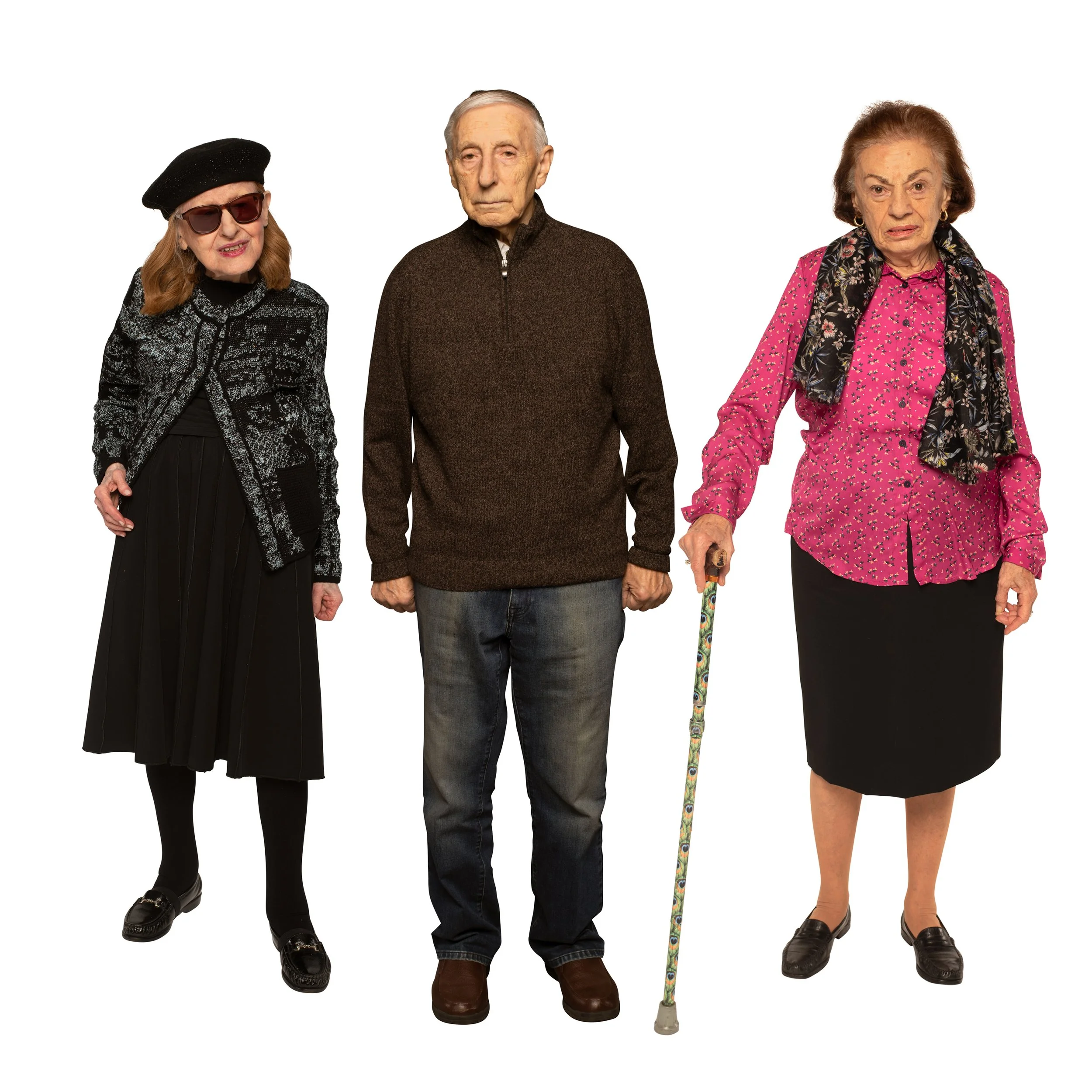 Esther Freund, Gilya Shkylar, Edith Csopi Klein