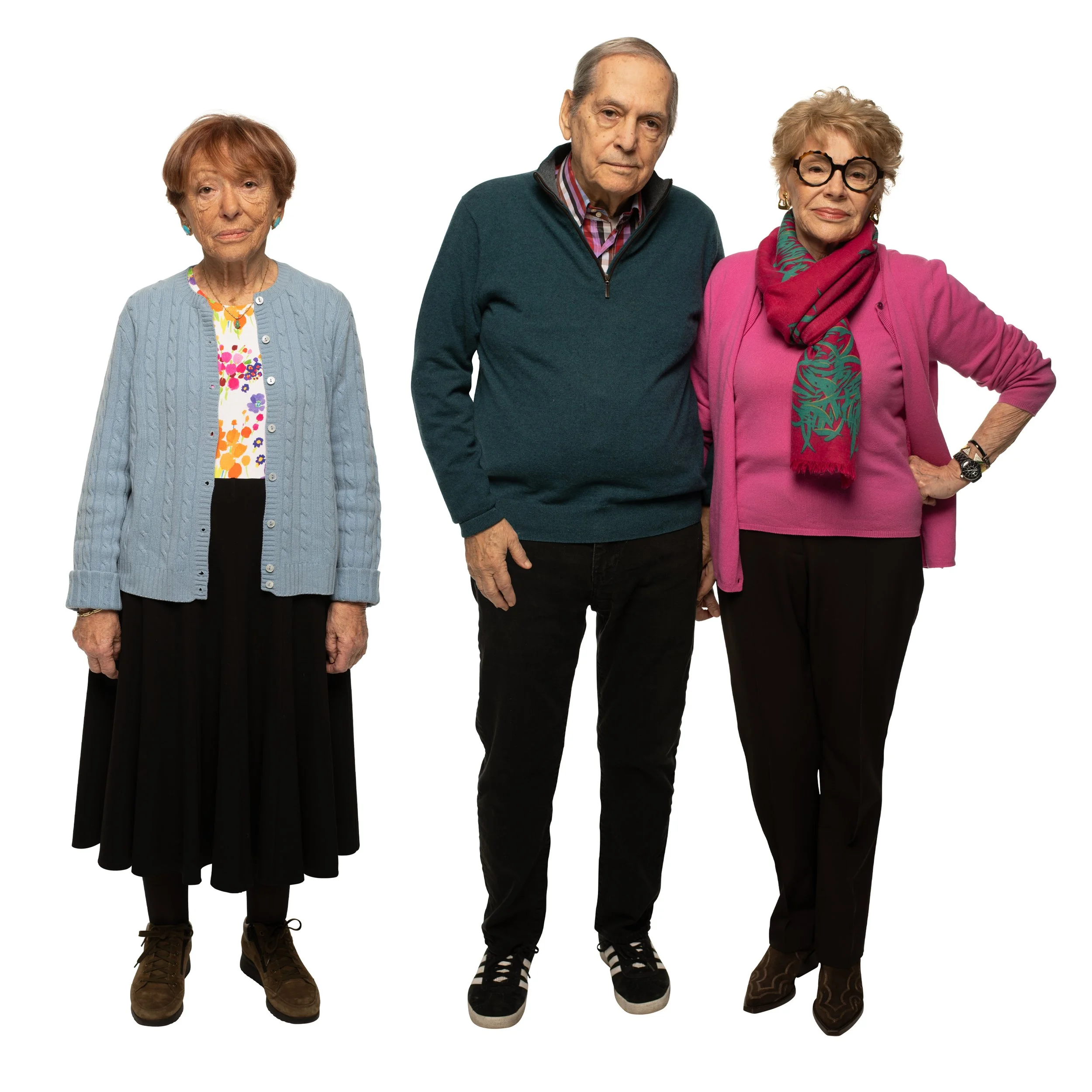 Pearl Field, Esther and Joseph Berger