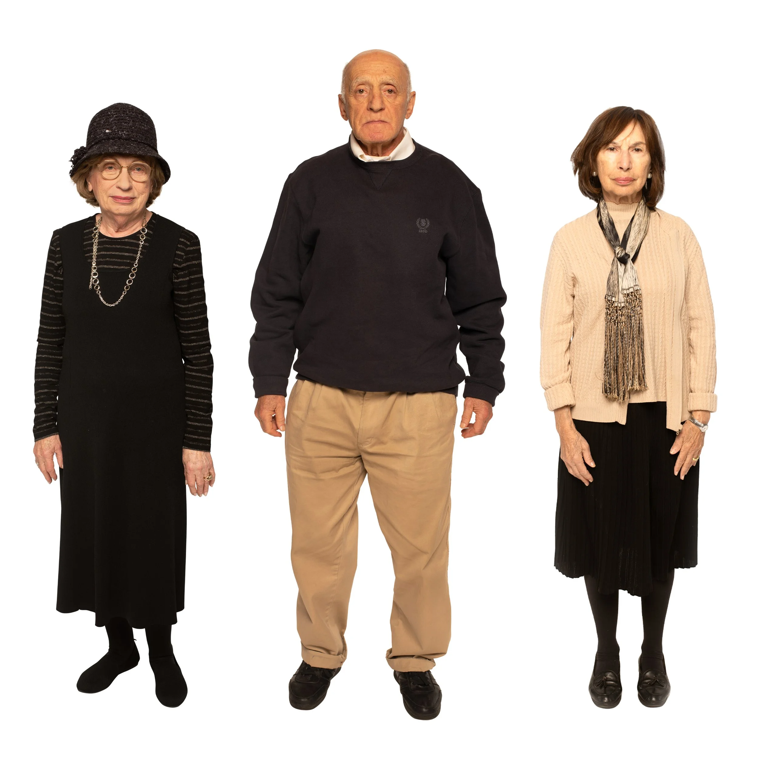 Eva Ganz, Yakov Shvartser, Edith Schlesinger