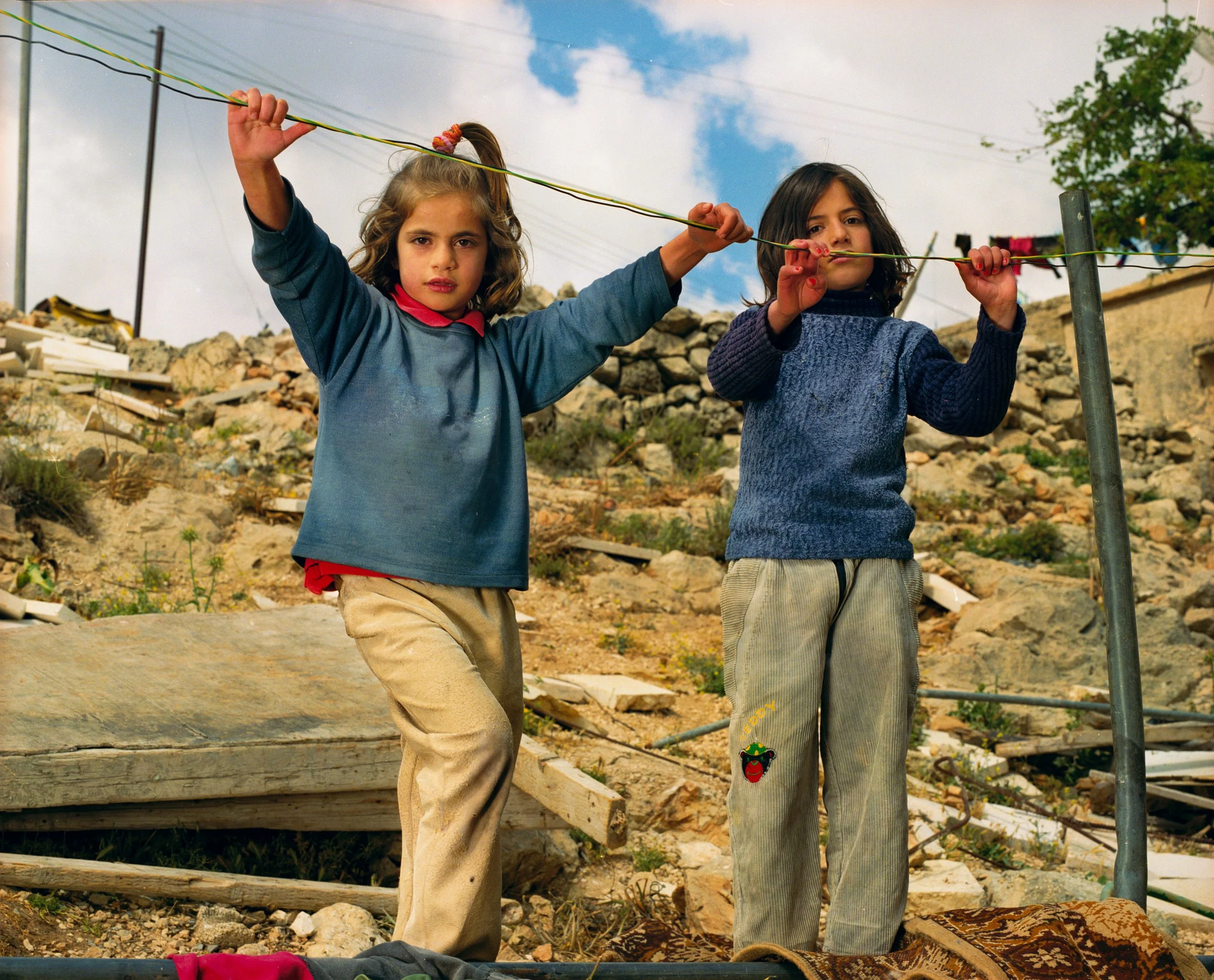 Assil and Ola, Bethlehem, April 2004