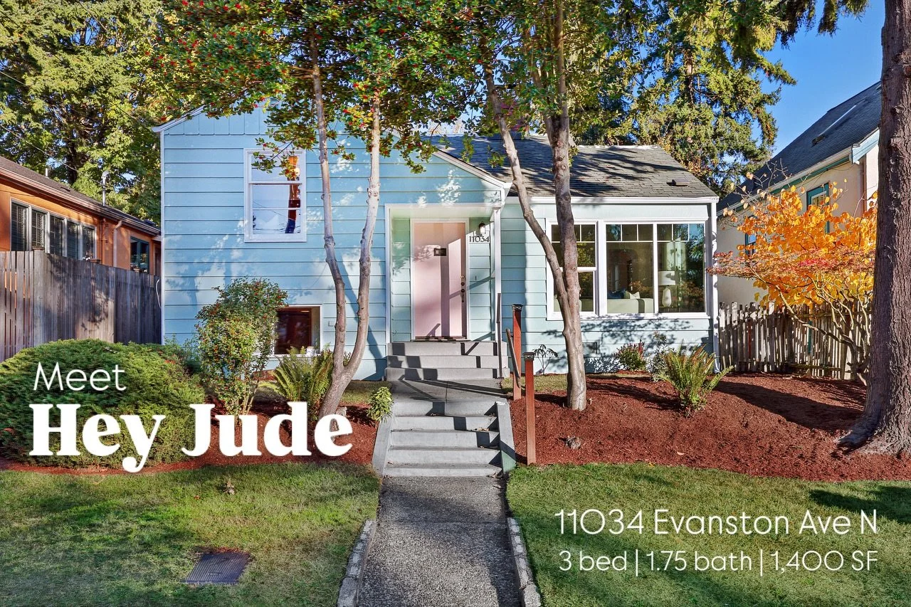 Meet Hey Jude &mdash; our latest listing in Bitter Lake and a total heart-stealer. Comment &ldquo;Jude&rdquo; for all the details!

A classic Seattle cottage with a sunny western facing living room, refinished hardwoods, updated fixtures, and a vinta