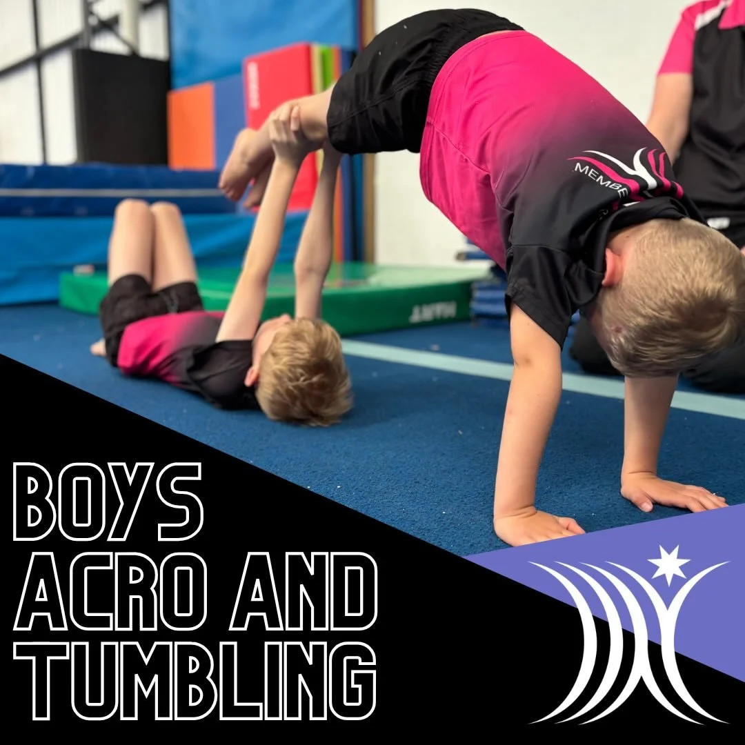 We have spaces in our Boys only Acro and Tumbling class! 
Saturday mornings at Enoggera venue.

Enquire today!
Phone - (07) 3369 8843
Email - Claire@wdgymnastics.com.au