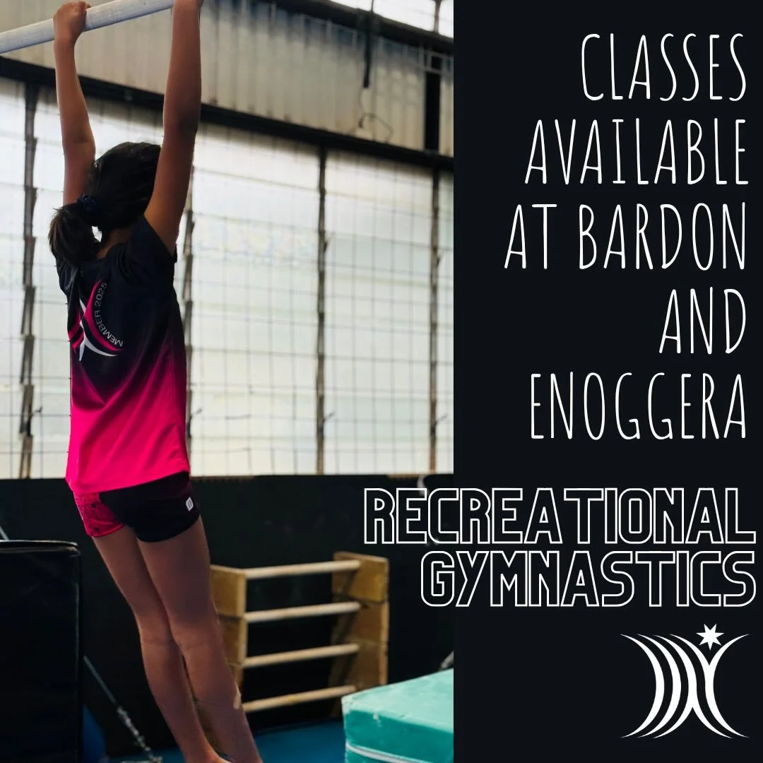 Recreational gymnastics is a fantastic way for gymnasts to get started in the sport! In these programs gymnasts will focus on learning the basic fundamentals to progress in gymnastics 🤸🤸&zwj;♀️🤸

Our key values : Fun, friendship, fundamentals and 