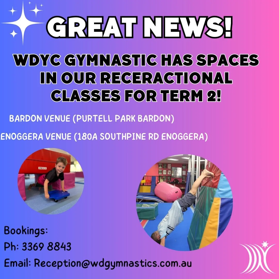 Recreational gymnastics is a fantastic way for gymnasts to get started in the sport of gymnastics. In these programs gymnasts will focus on learning the basic fundamentals to gymnastics and progress through advancing their skill sets. In our classes 