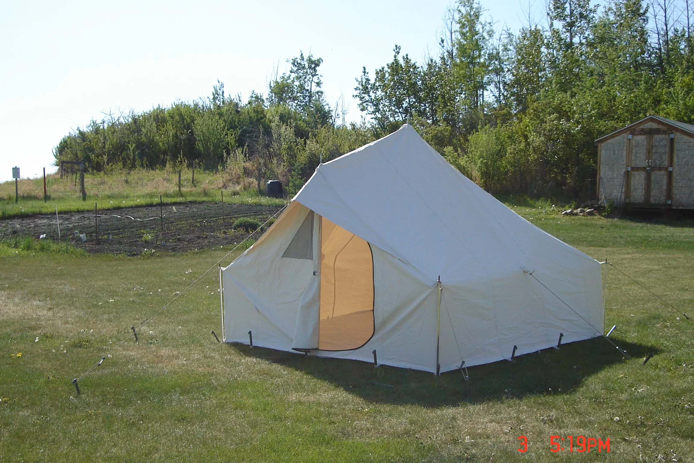 The Teton Canvas Tent Durable Water Repellent Tent — Reliable