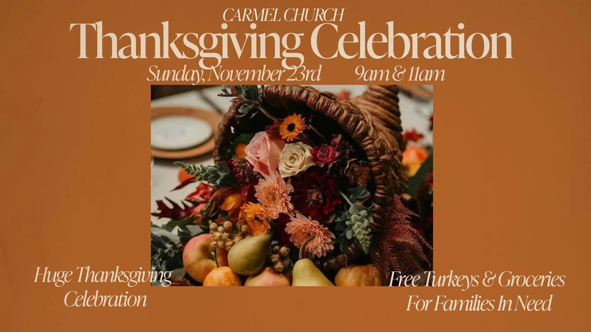 Thanksgiving Celebration Service 